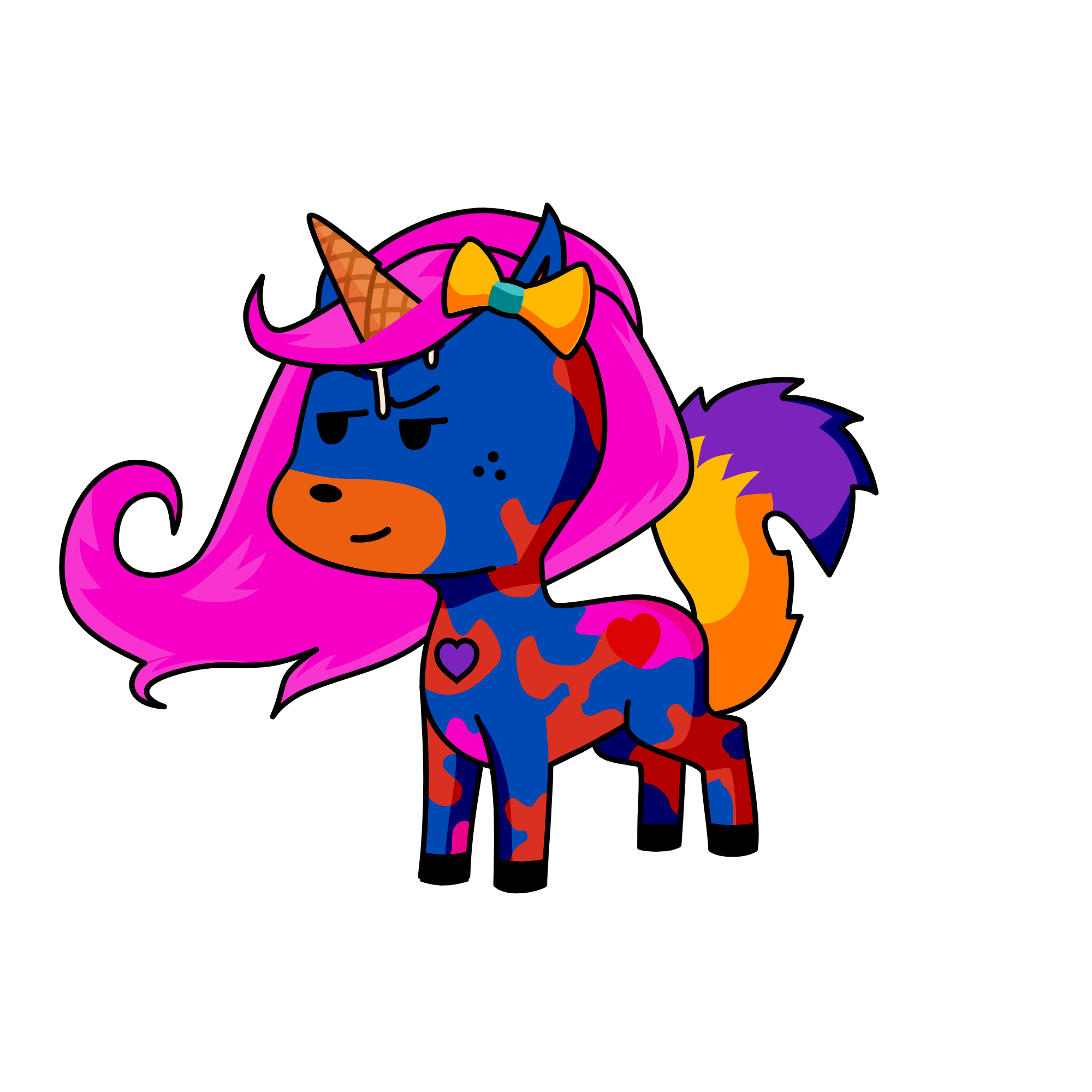 Ugly, the unicorn