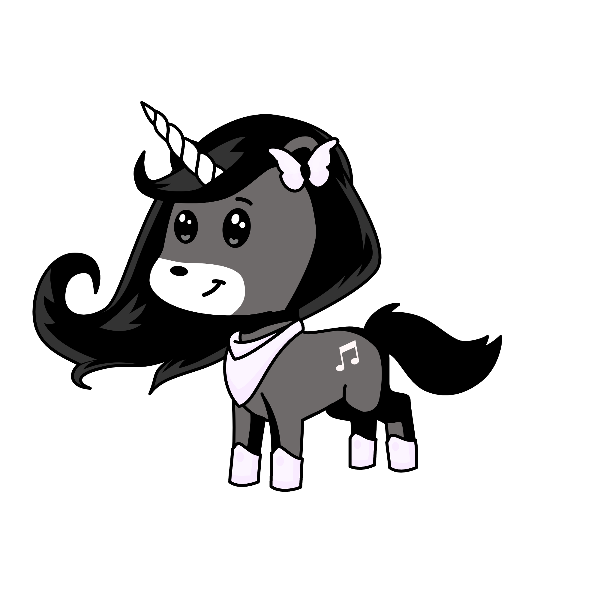 Moon Light Joan, the unicorn