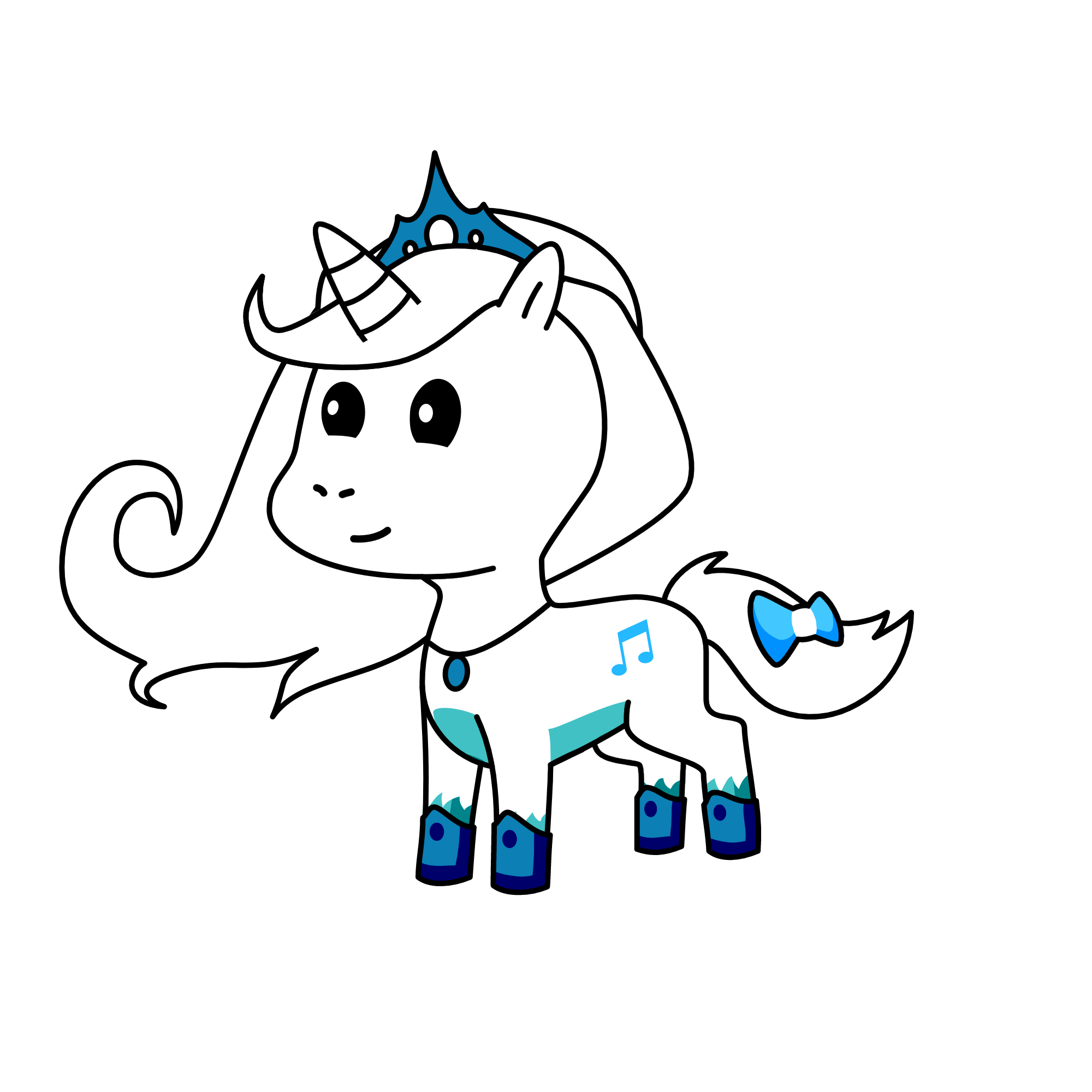 Snowflake (*queen of the snow realm, the unicorn