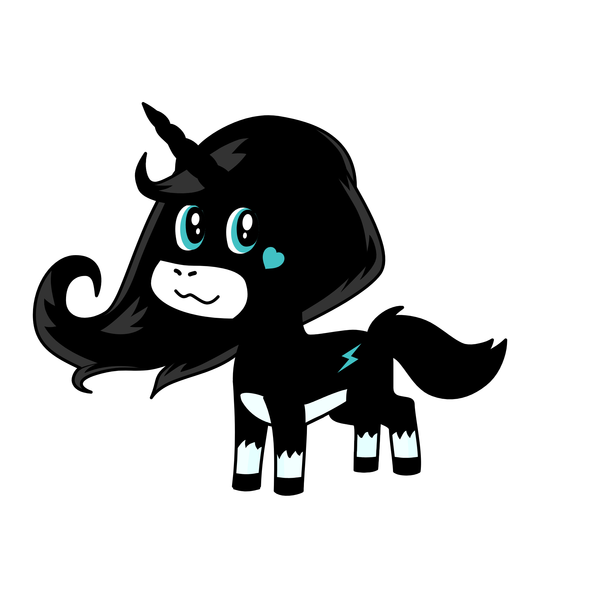 Shadow, the unicorn