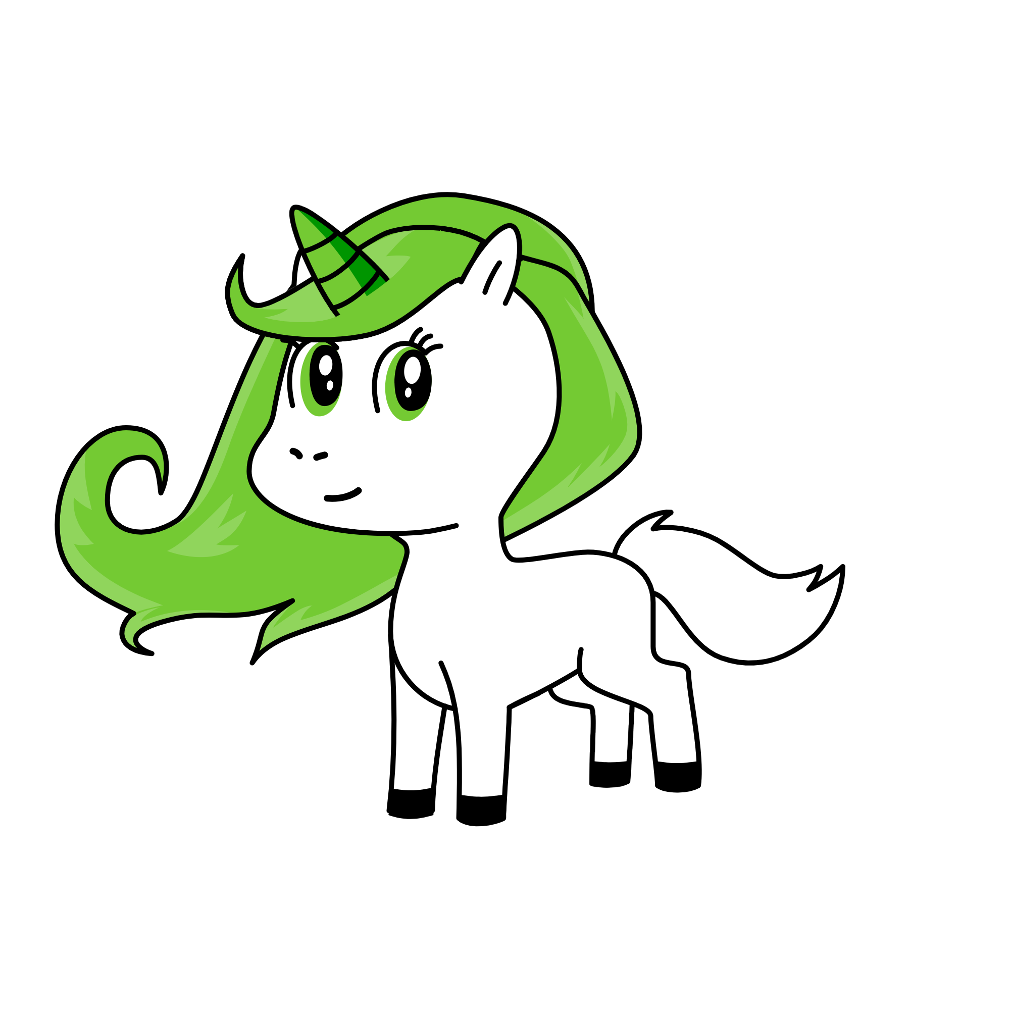 grassy, the unicorn