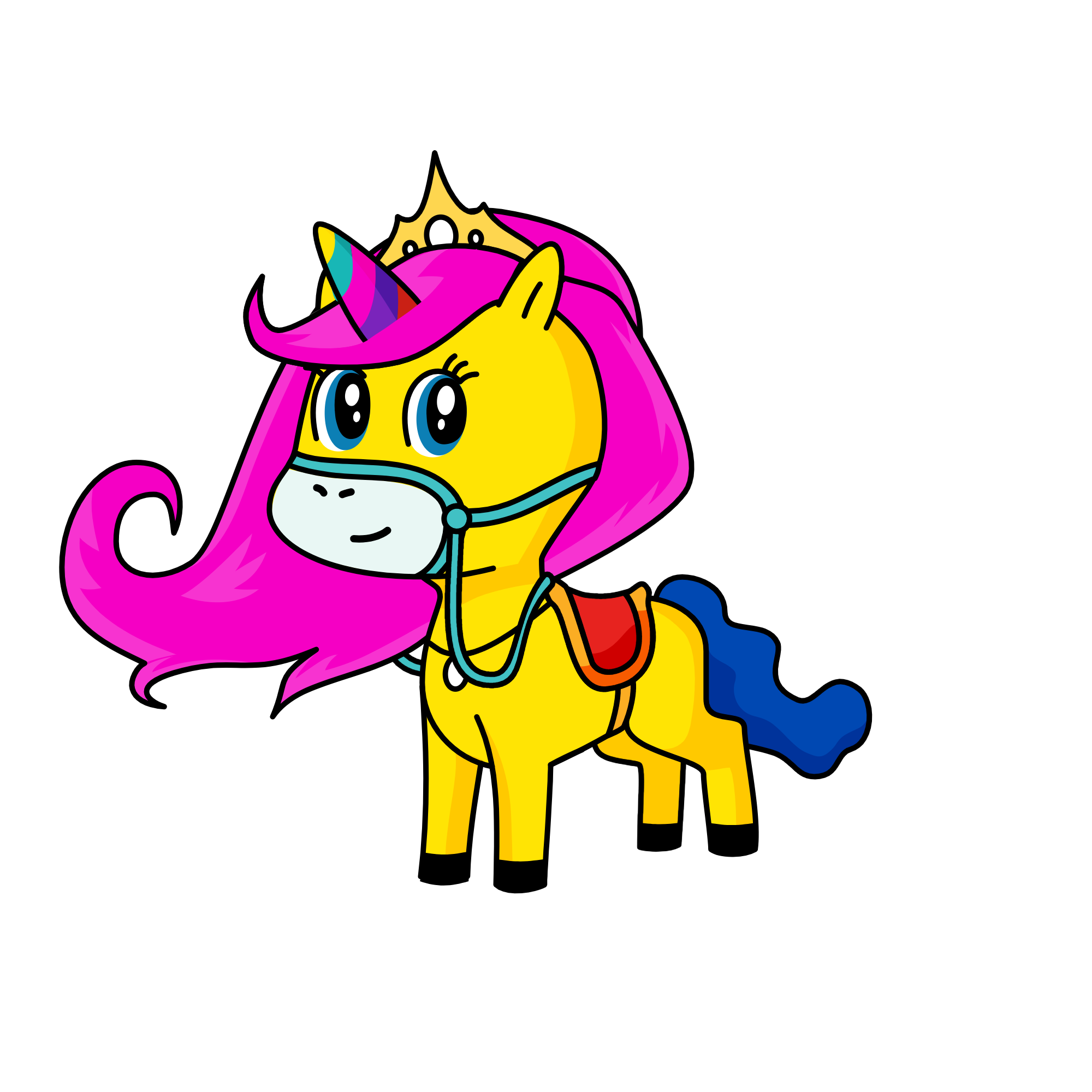 princess, the unicorn