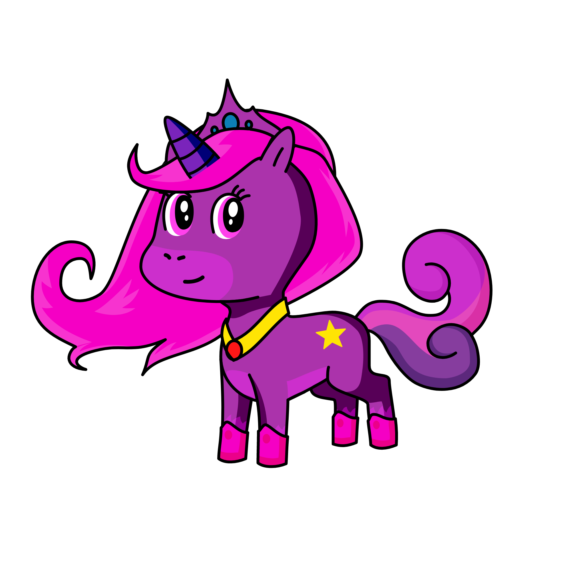 Princess Angel, the unicorn