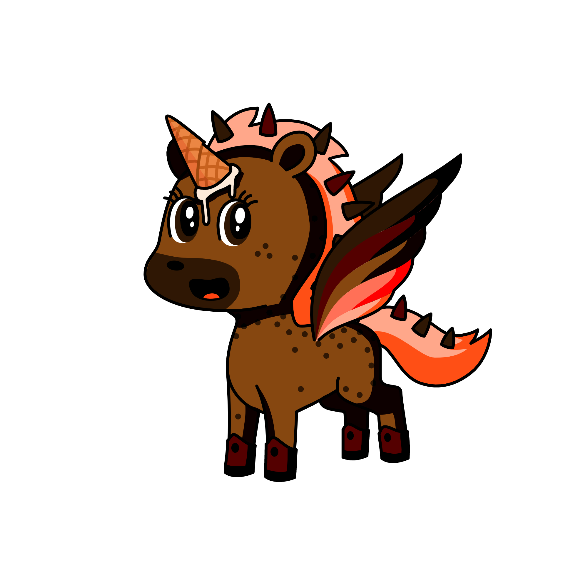 Strawberry Chocolate, the unicorn