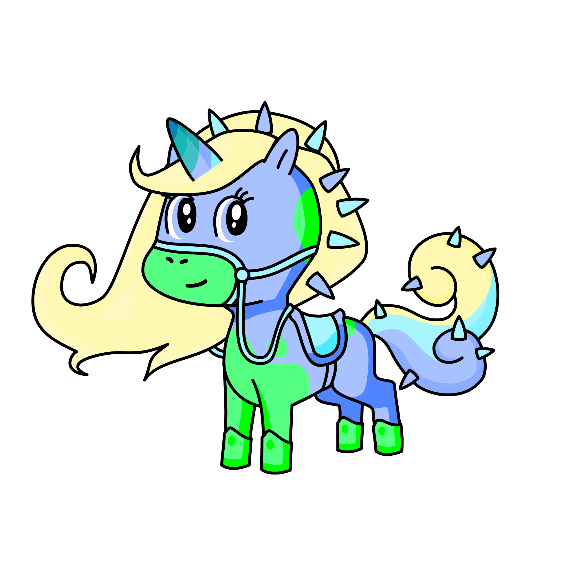 Aqua, the unicorn