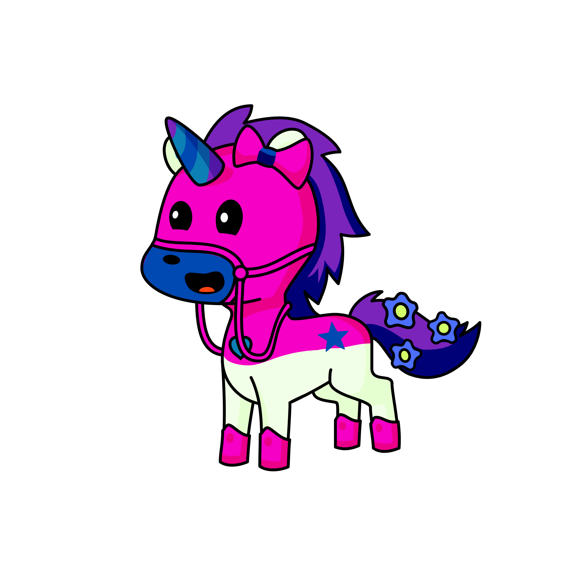 pinky, the unicorn