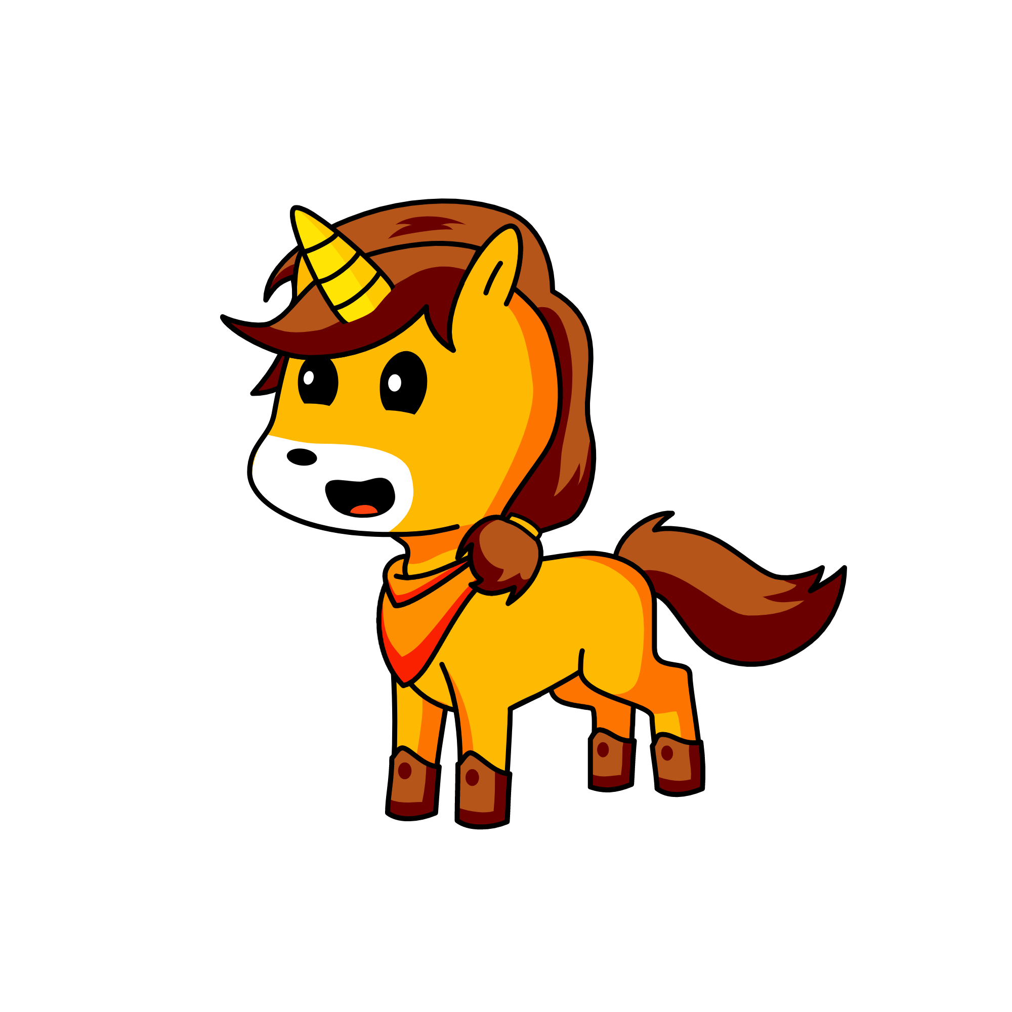 Cow  Girl, the unicorn