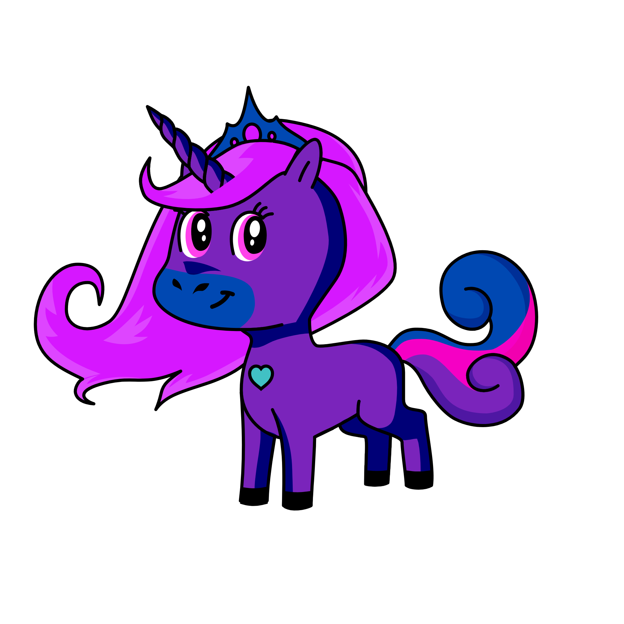 Princess Moonlight, the unicorn
