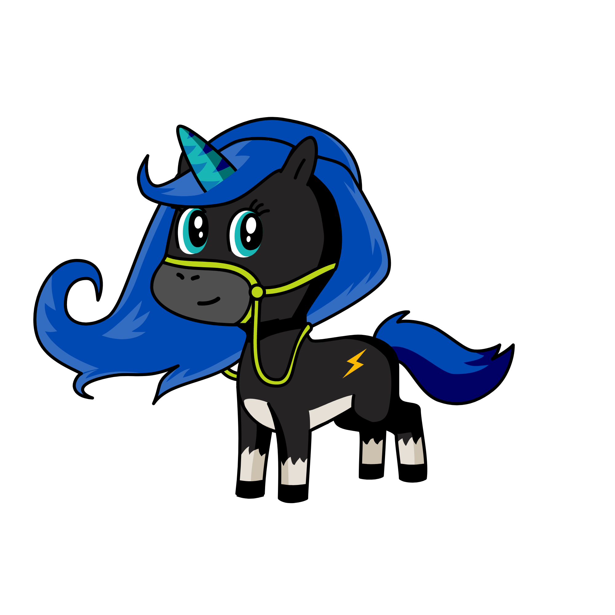 Midnight, the unicorn