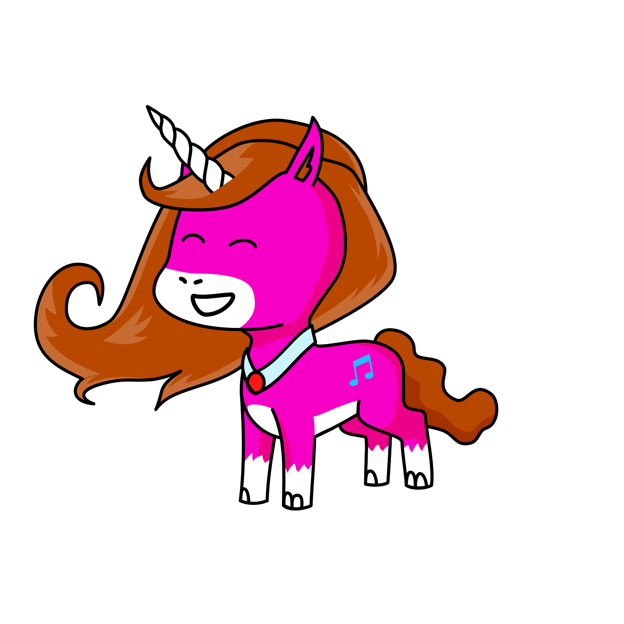 happy, the unicorn