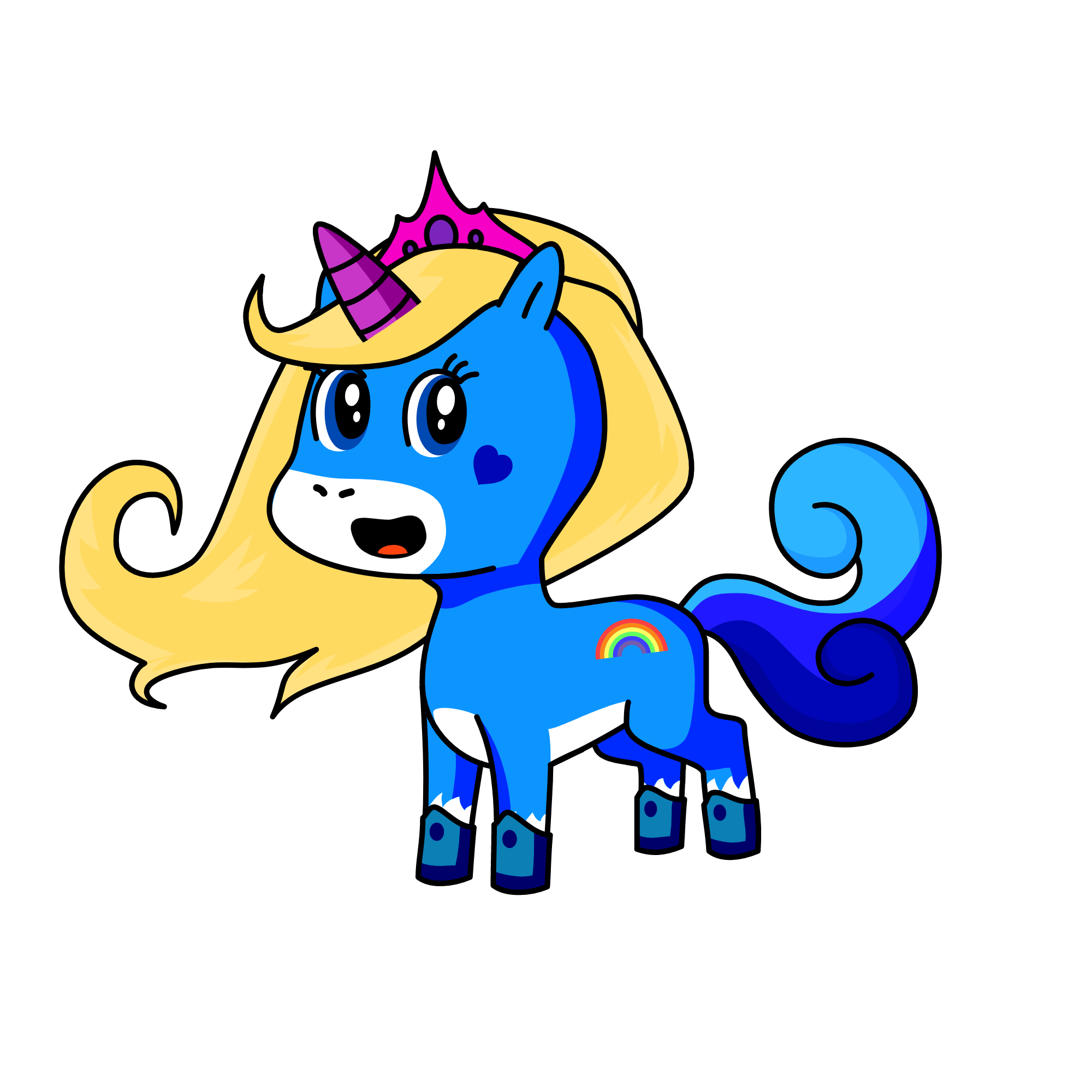 Snowy The Cutie, the unicorn