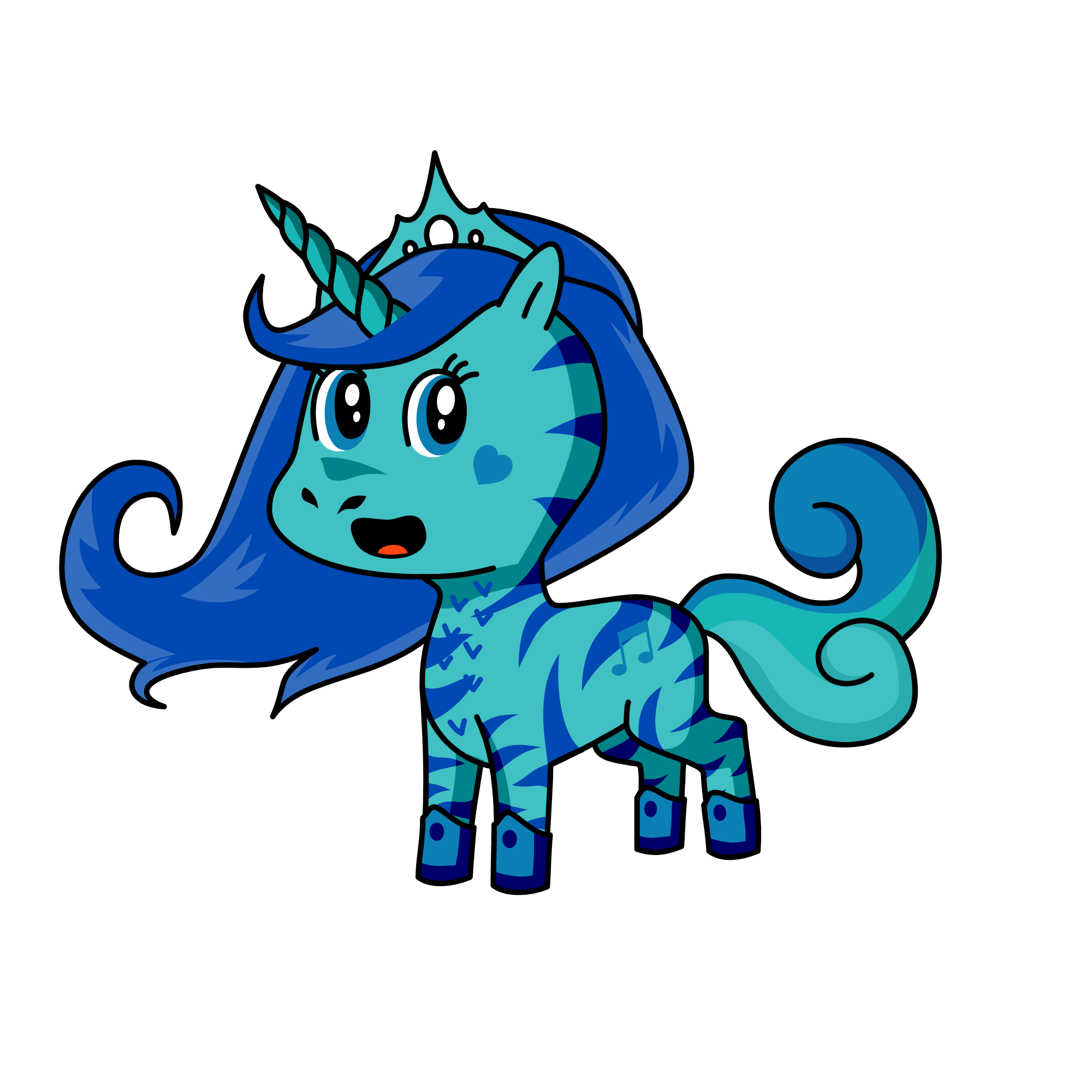 SKY, the unicorn