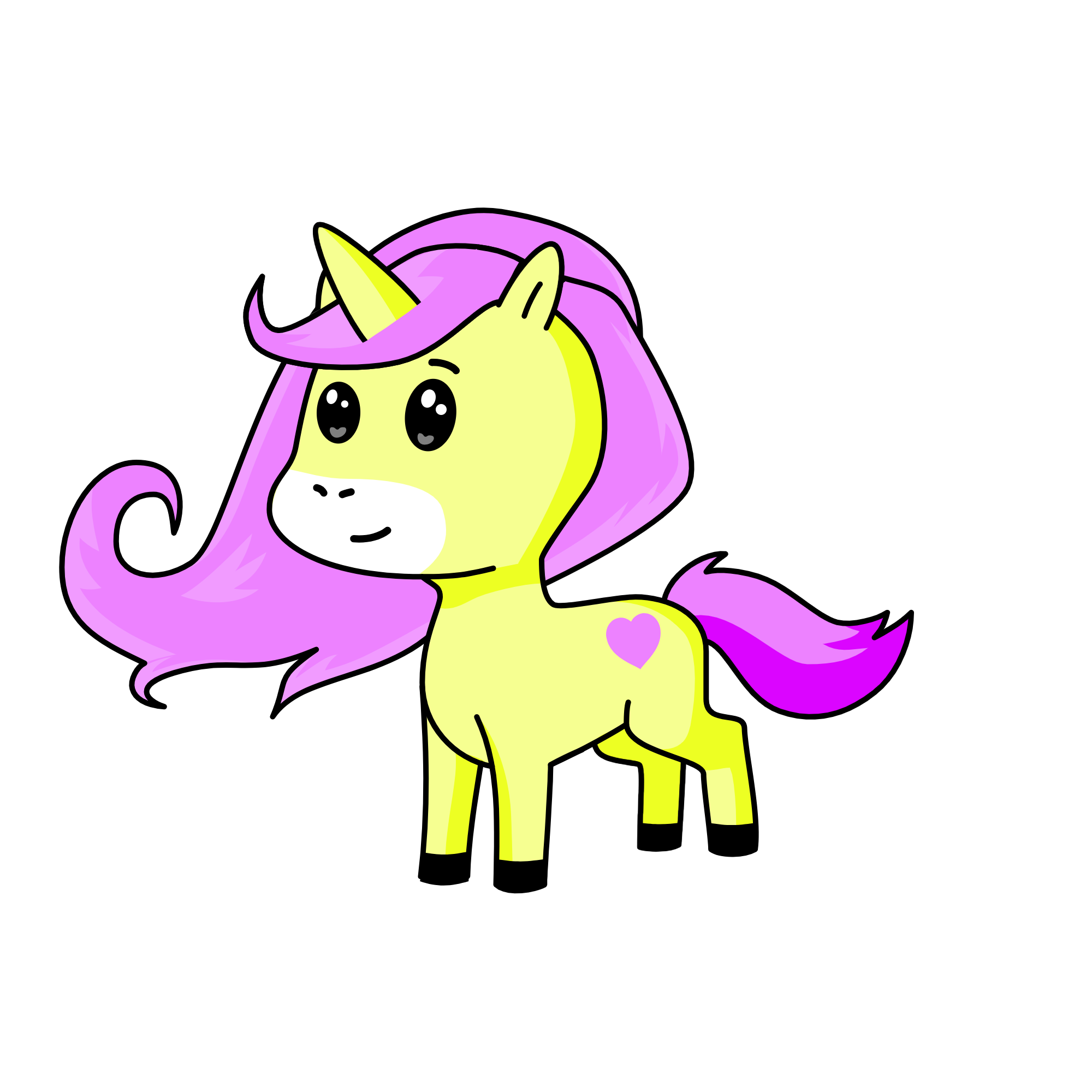 Fluttershy, the unicorn