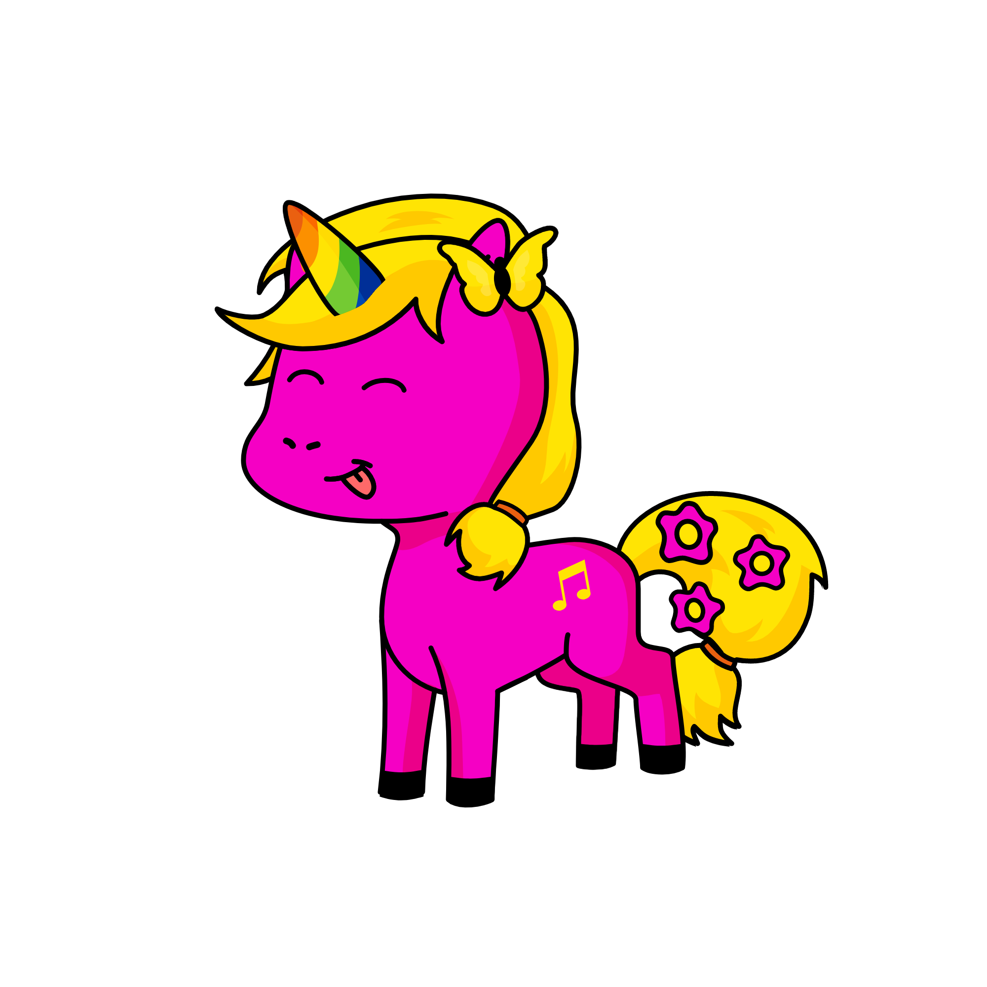 pony, the unicorn
