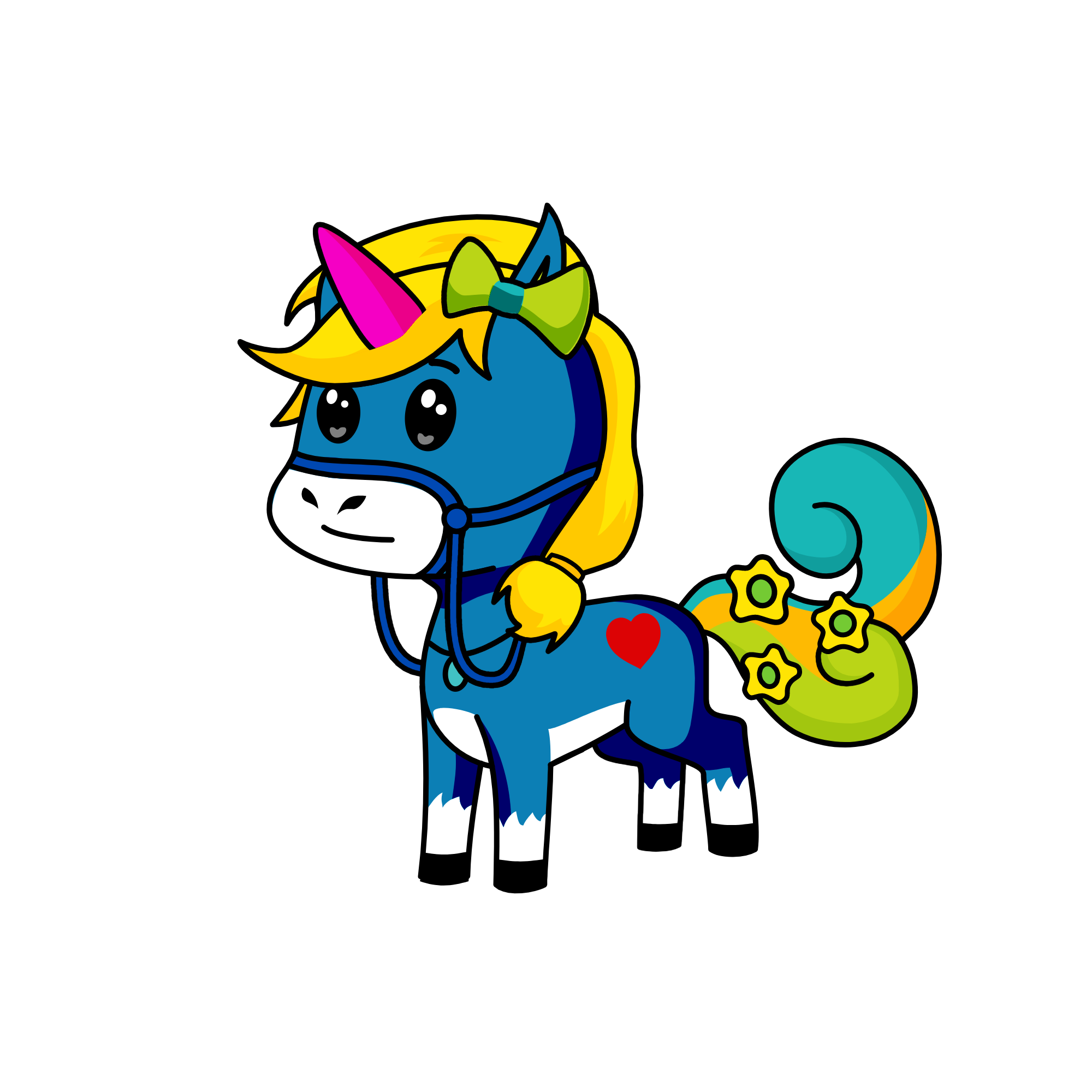 qq, the unicorn