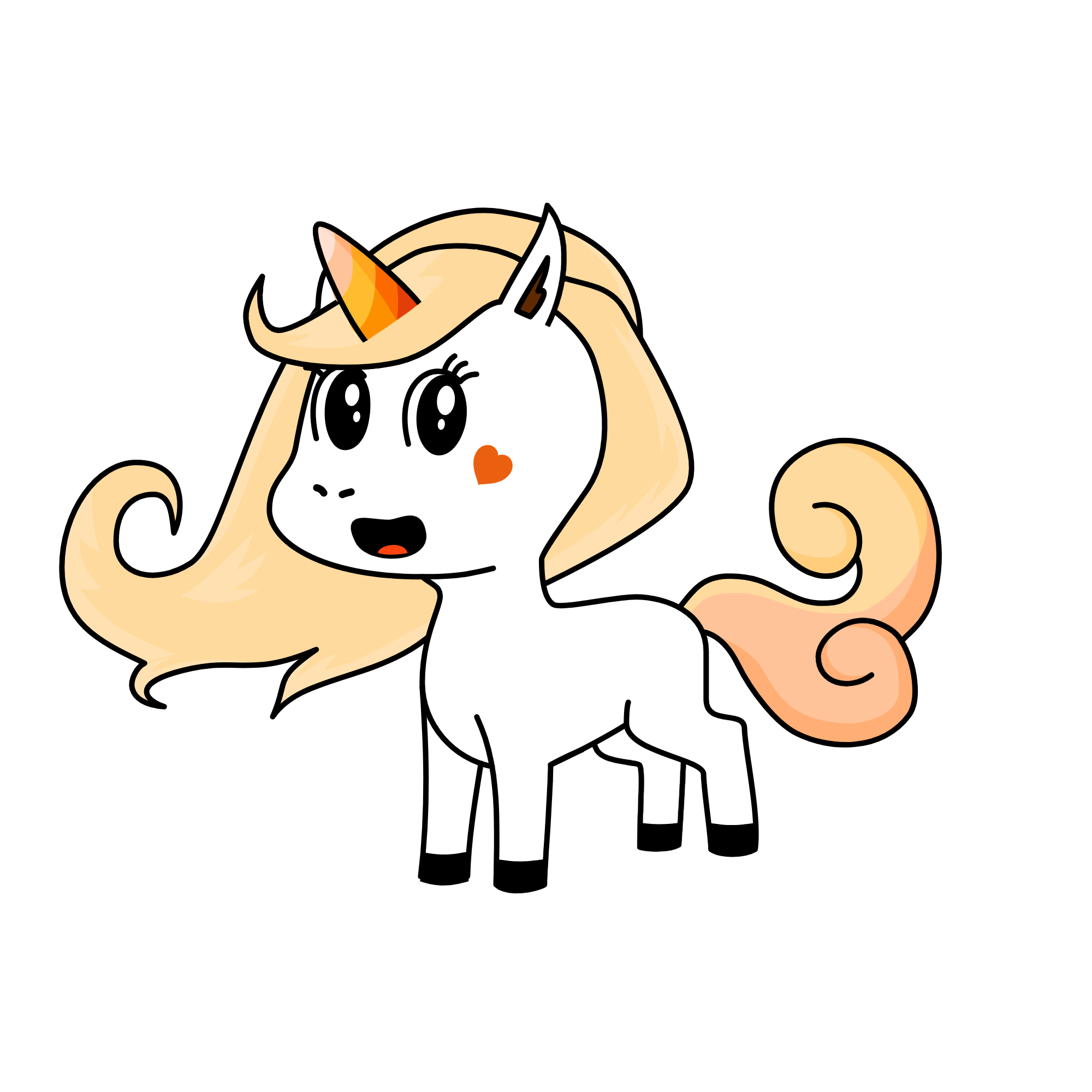 Désert, the unicorn