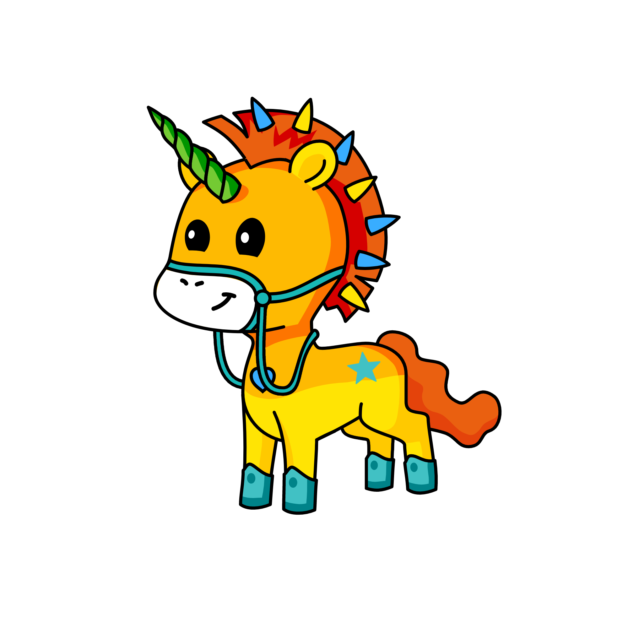Nadine, the unicorn