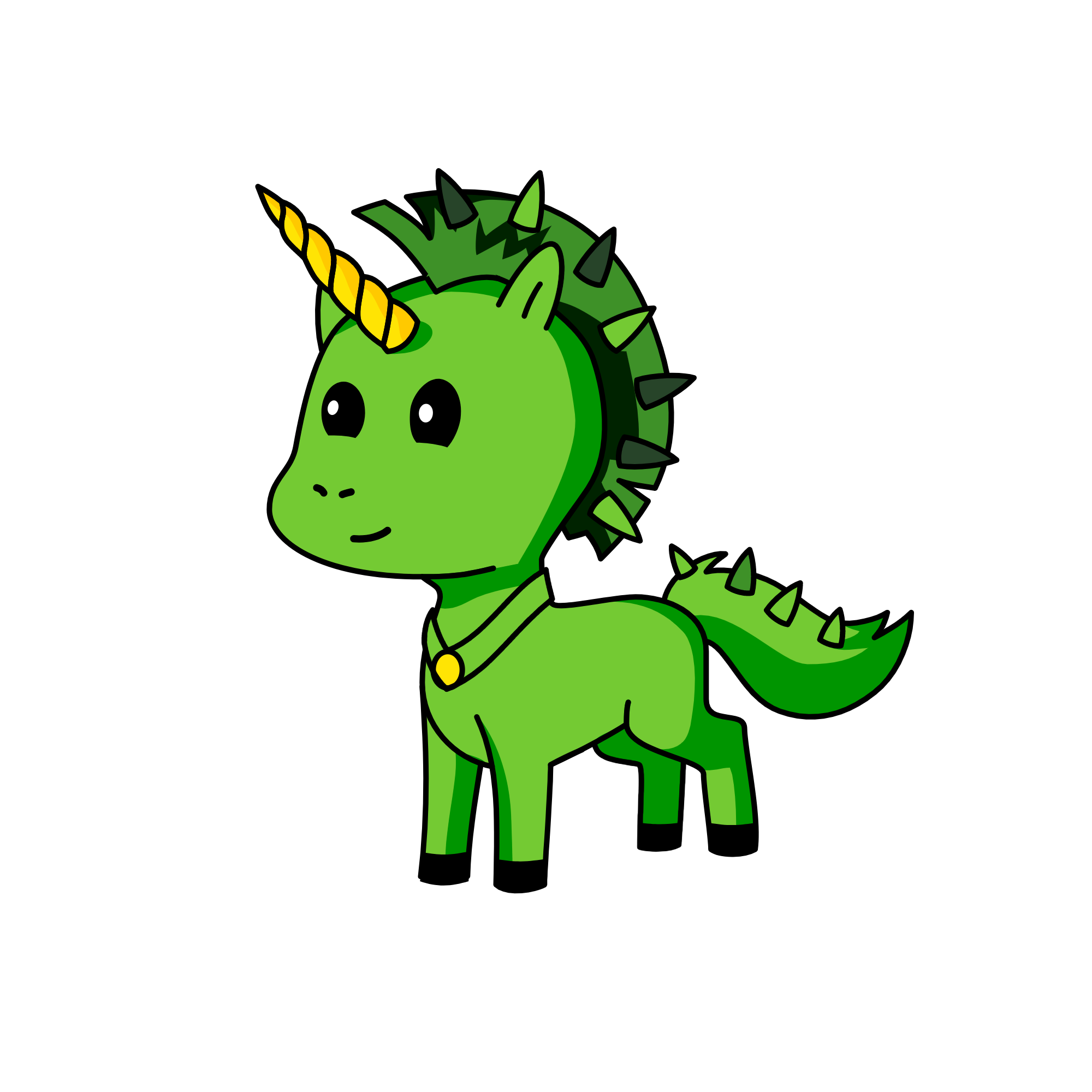 evergreen prince of forest unicorns, the unicorn