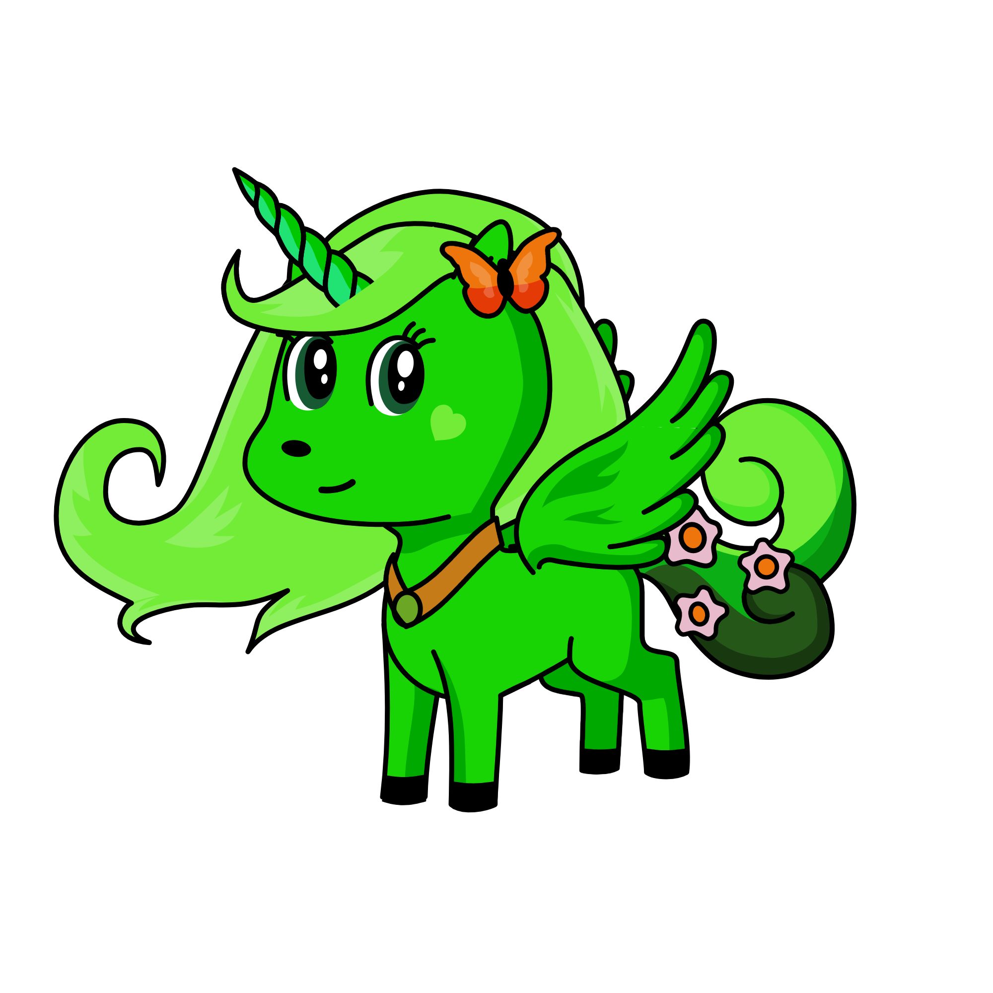 Spring, the unicorn