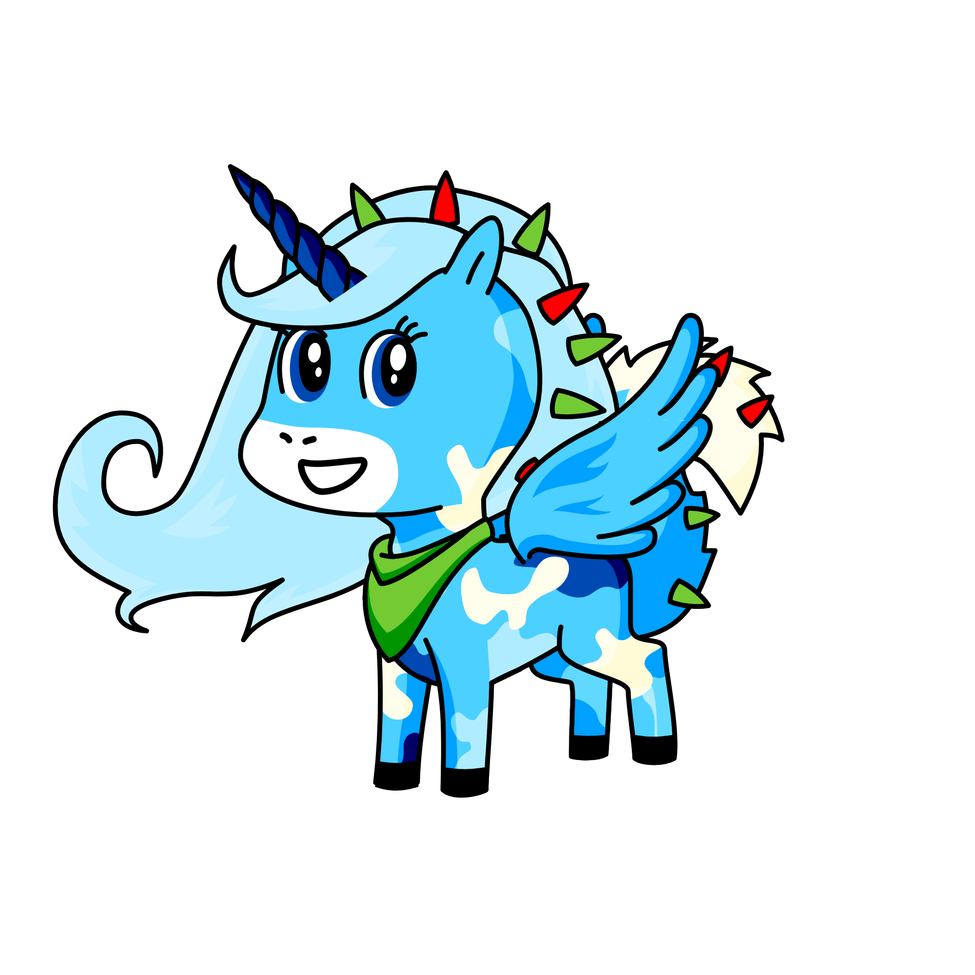 Snowflake, the unicorn