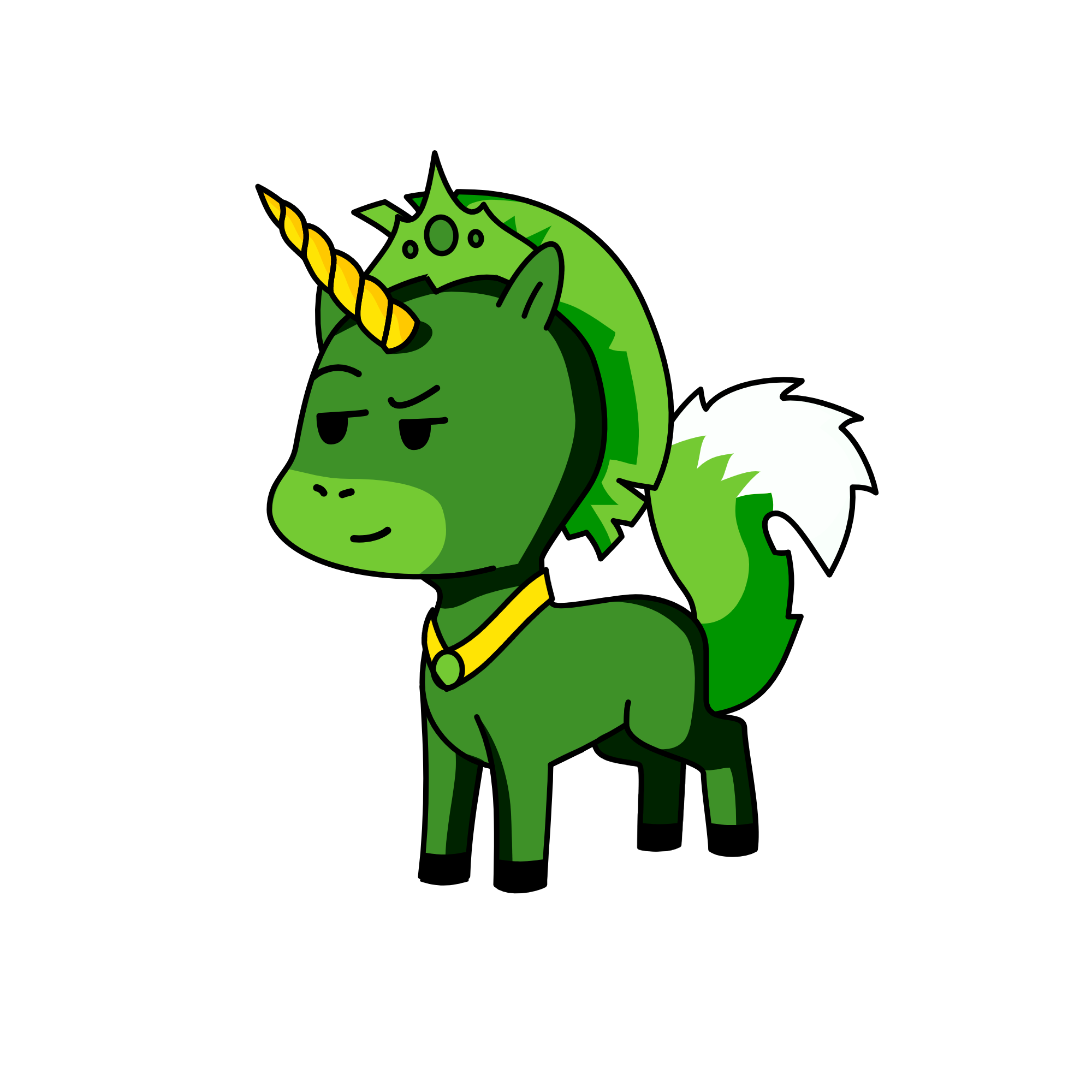 Pine king of the forest unicorns, the unicorn