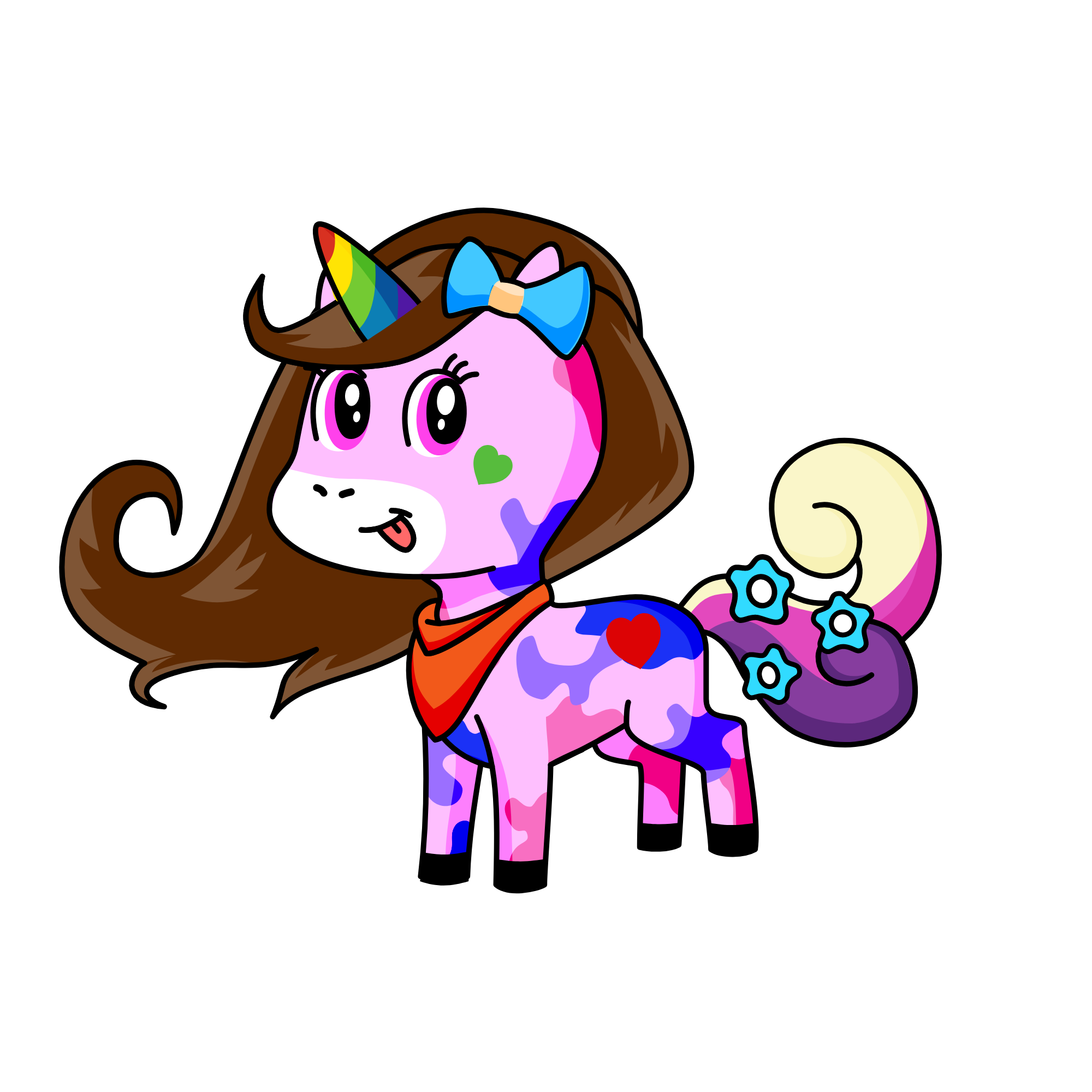 Khushi's Unicorn, the unicorn