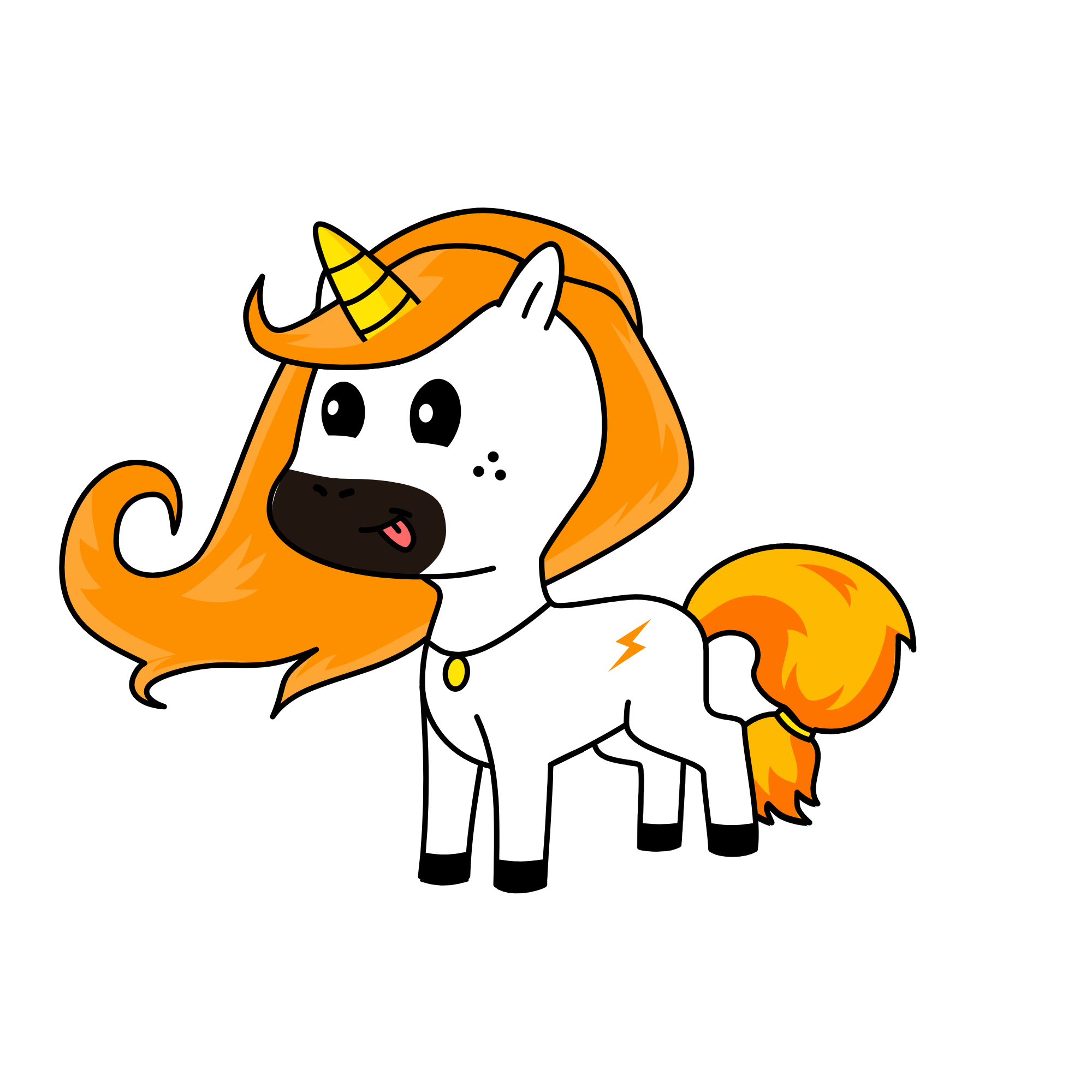 Fasty, the unicorn