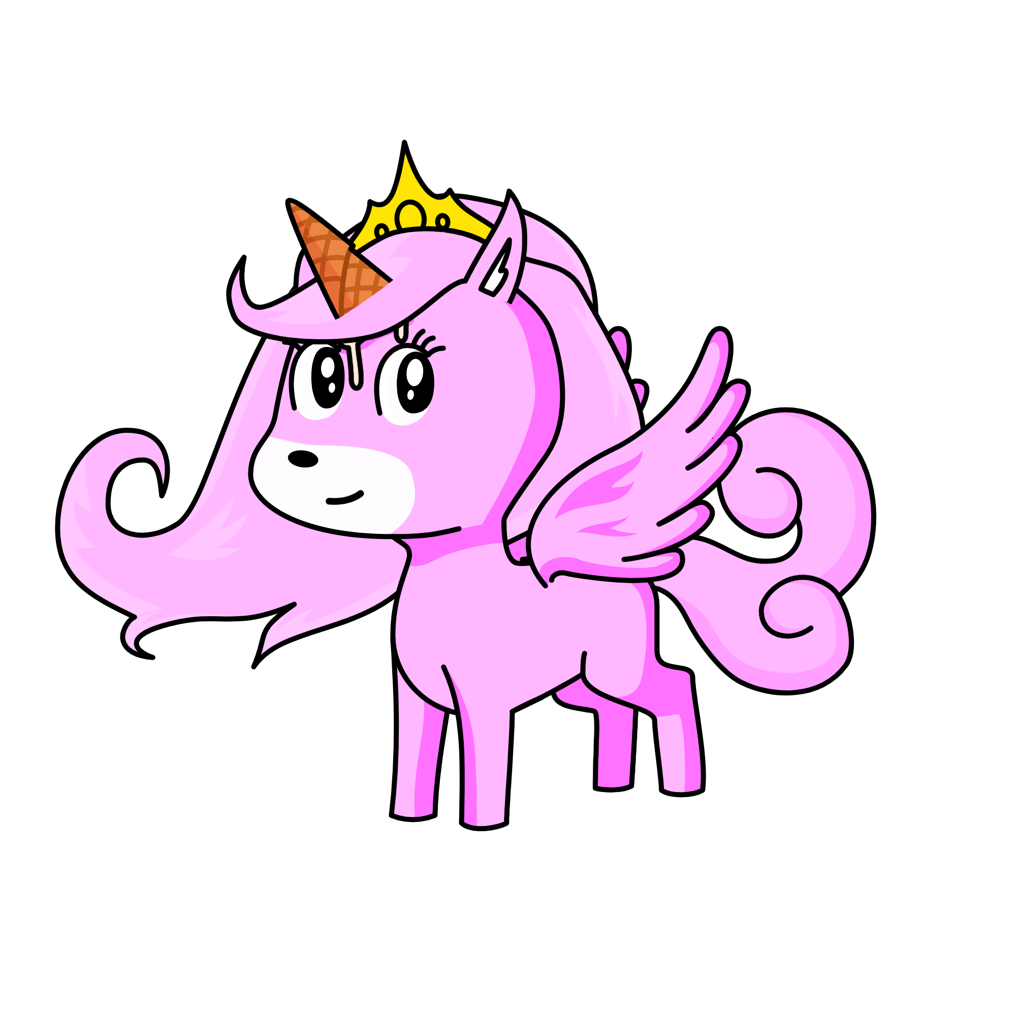 pink among us, the unicorn
