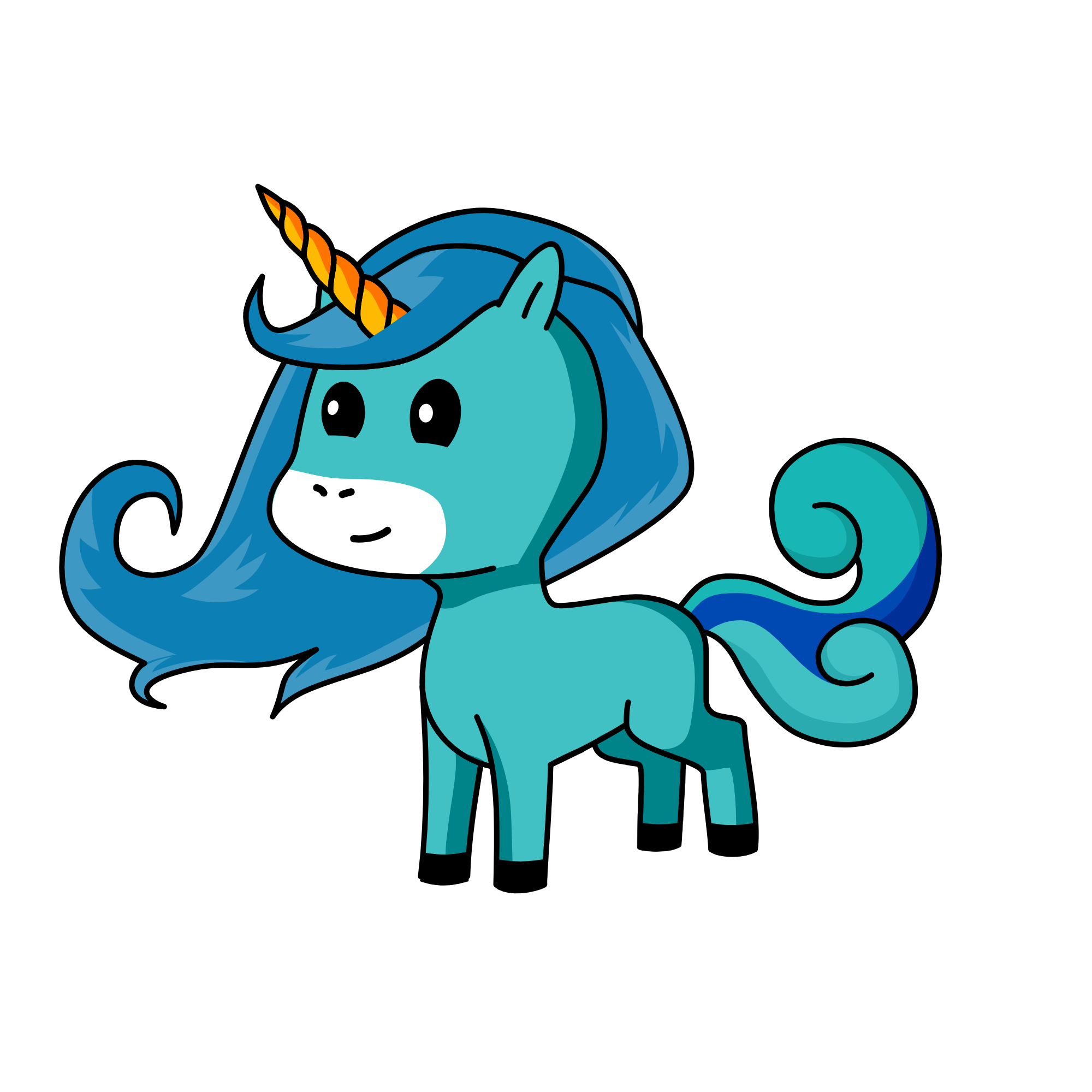 Bluebell, the unicorn