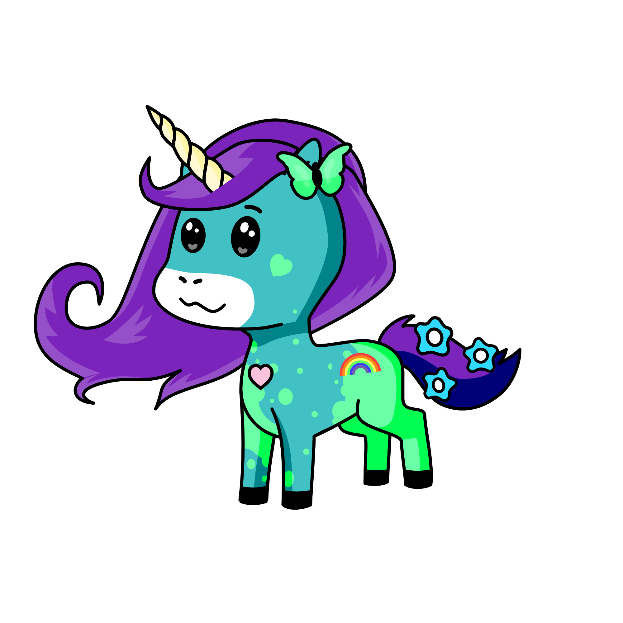 Mistyleaf, the unicorn