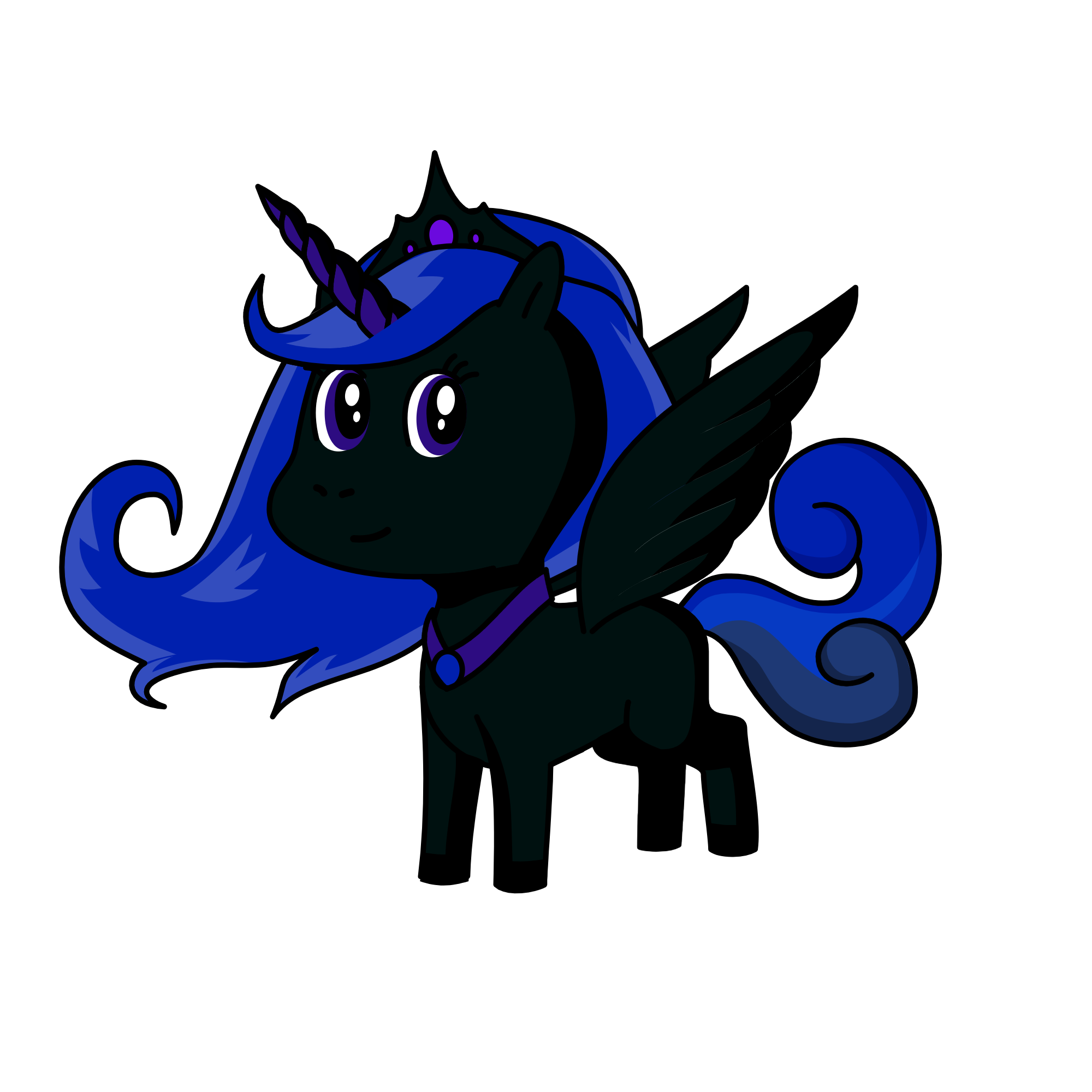 Princess of the Night, the unicorn