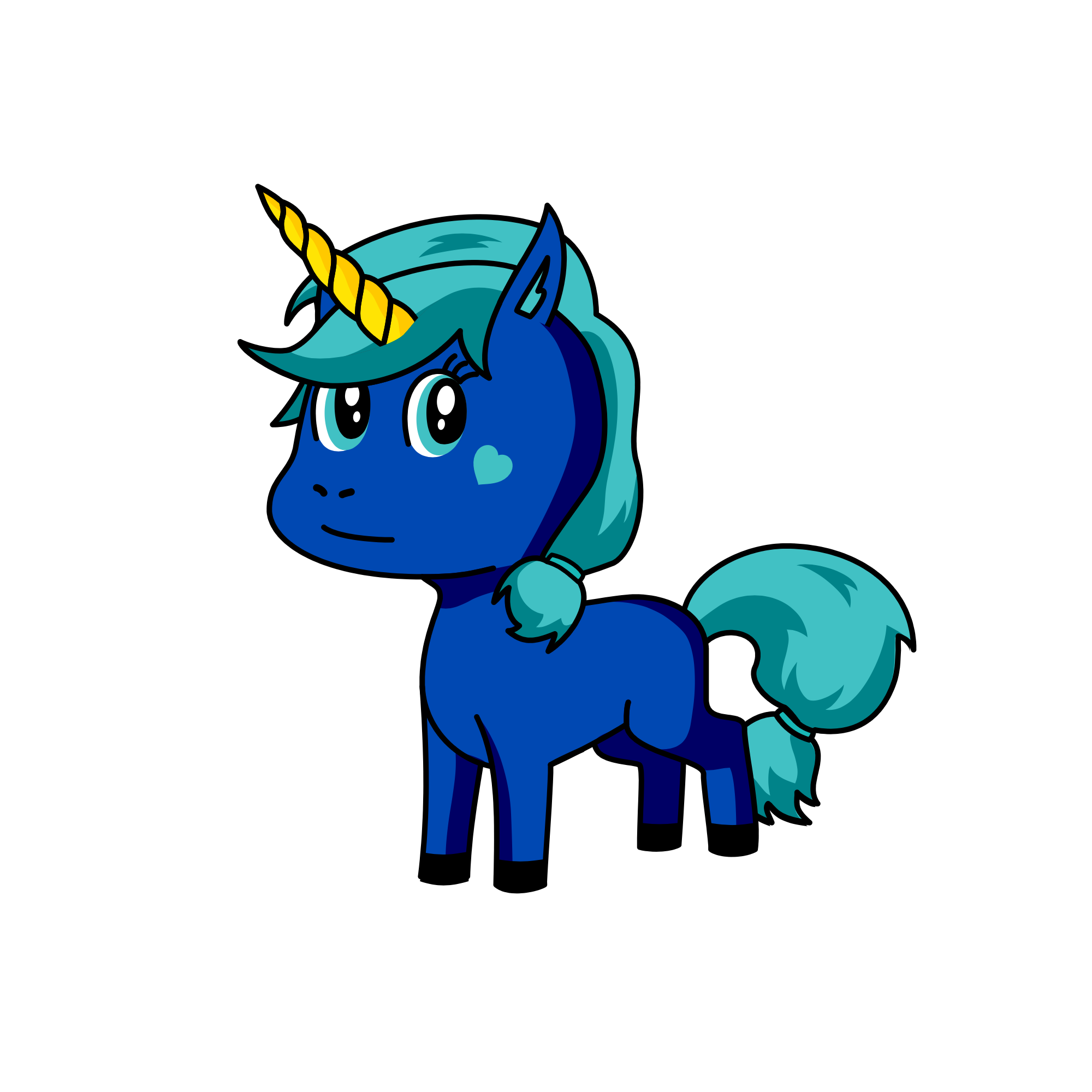 Elle, the unicorn