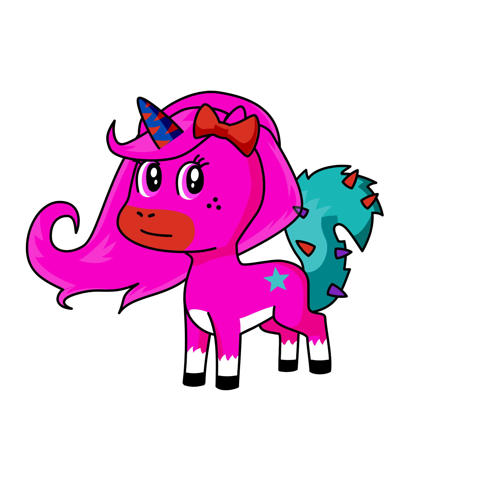 Melody Starlight Chocolate, the unicorn