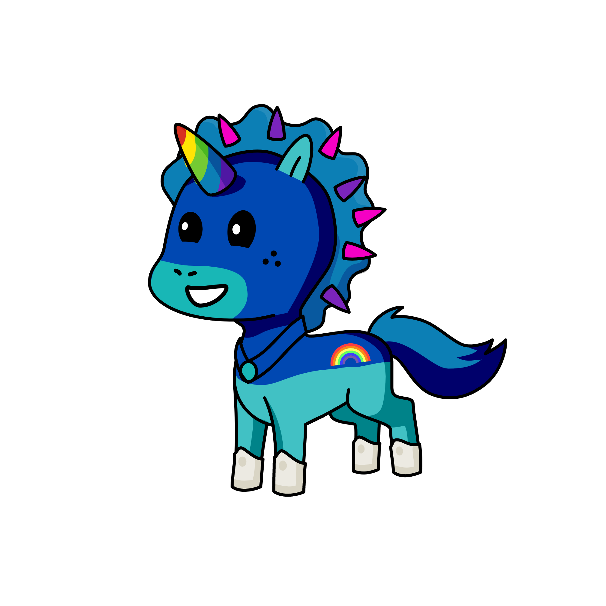 BlueBerry Snow , the unicorn