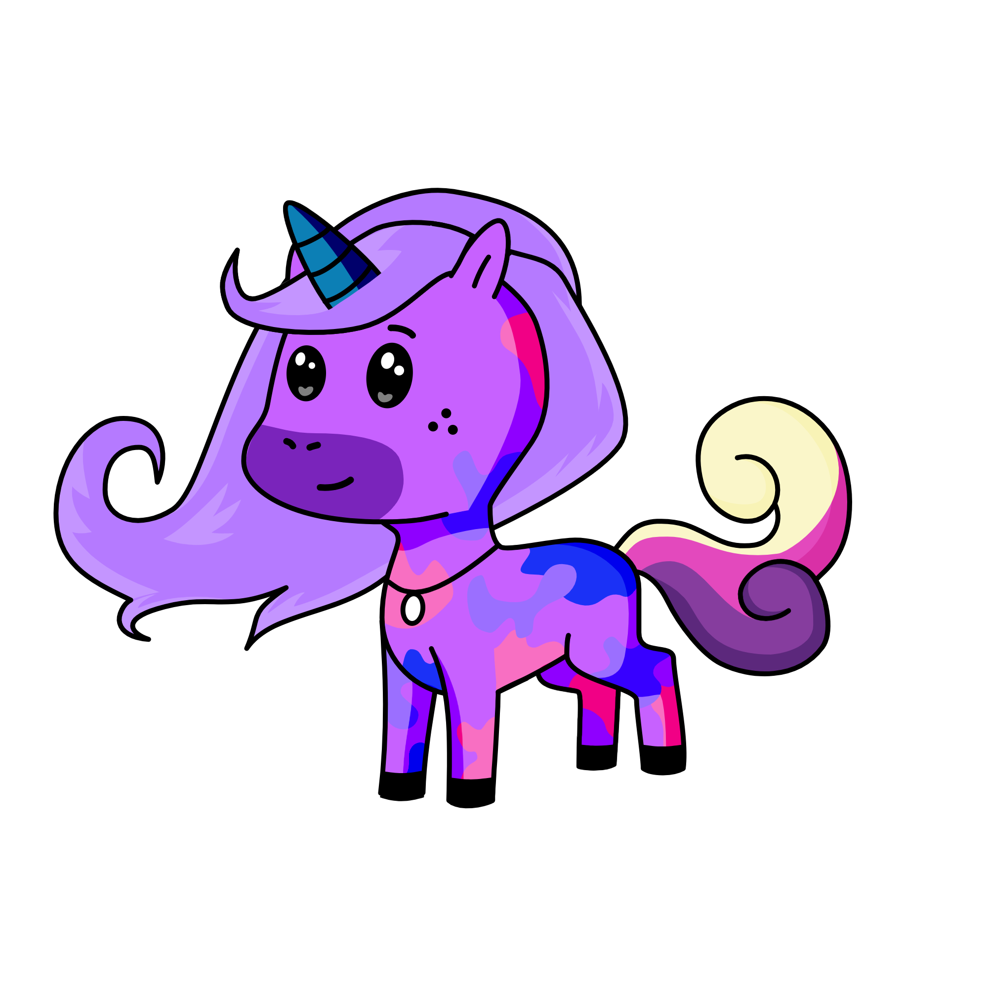 Galexy Camo, the unicorn
