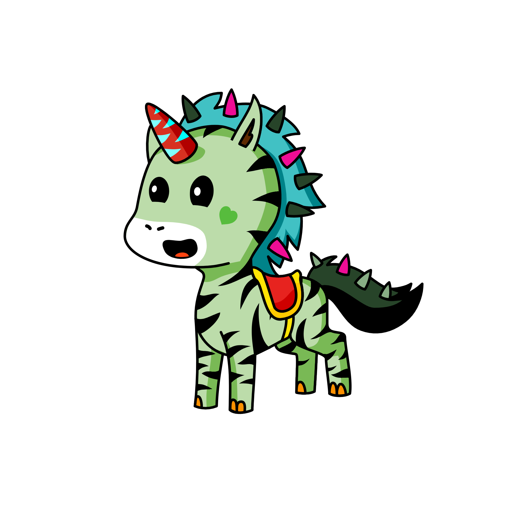 april, the unicorn