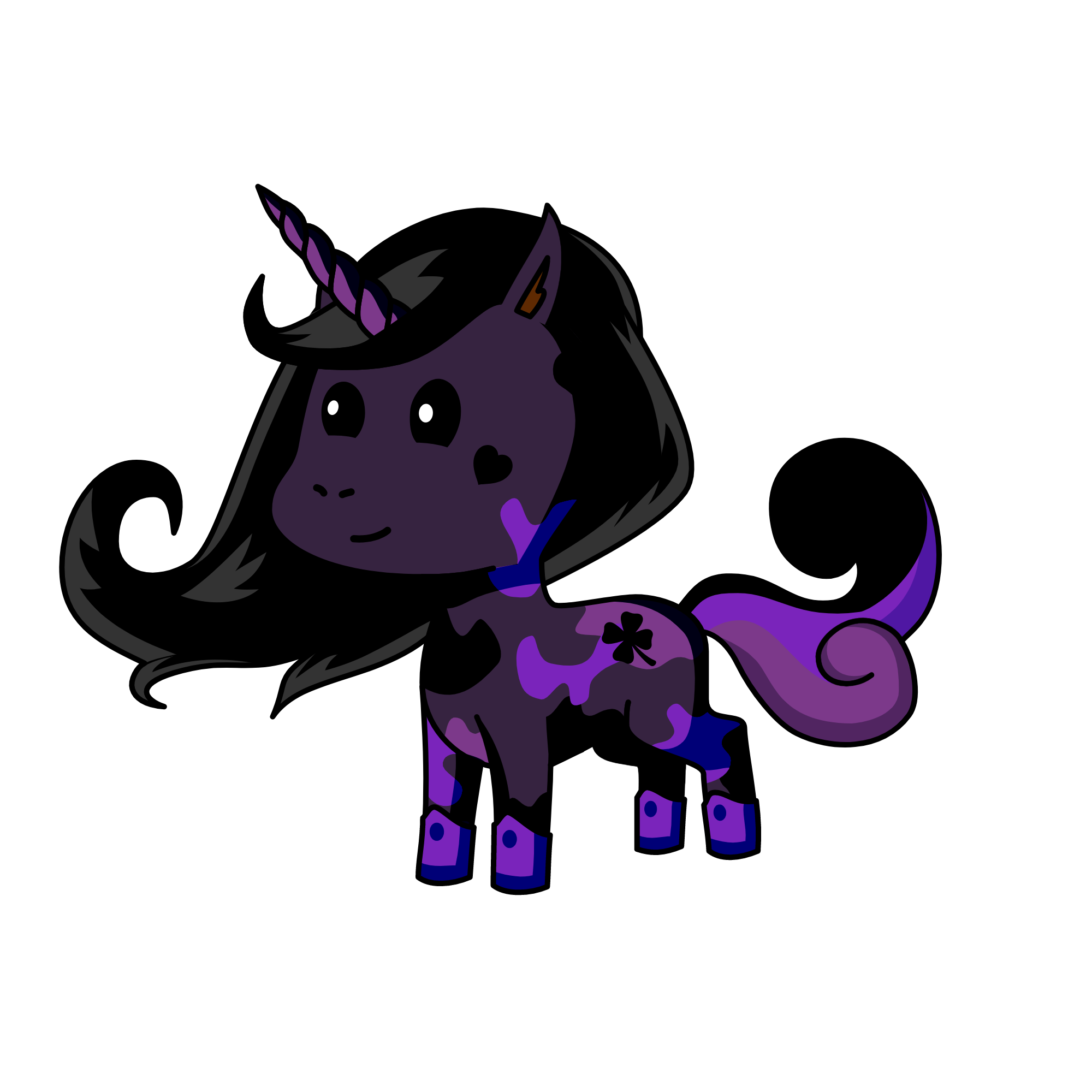 Midnight, the unicorn