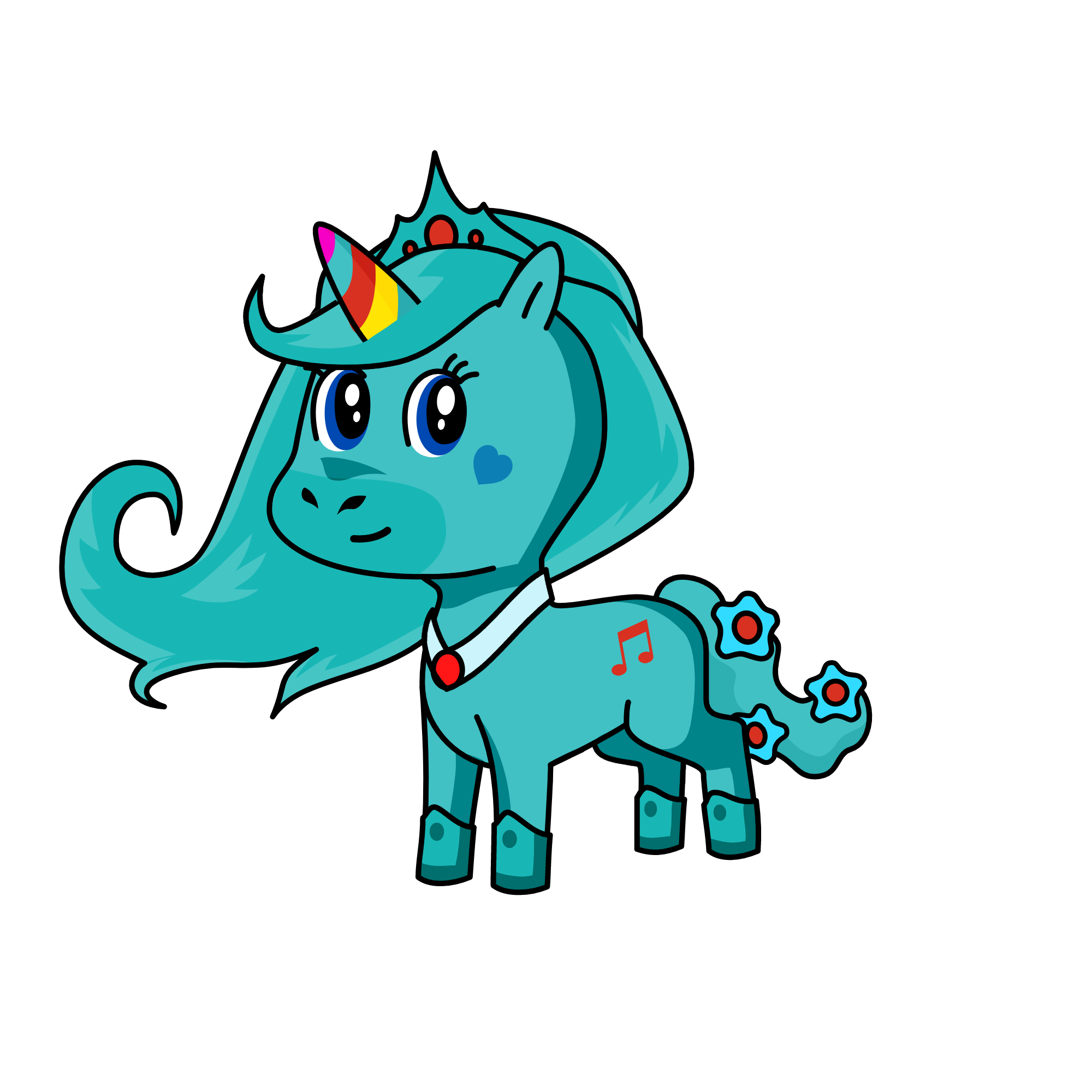 winter, the unicorn