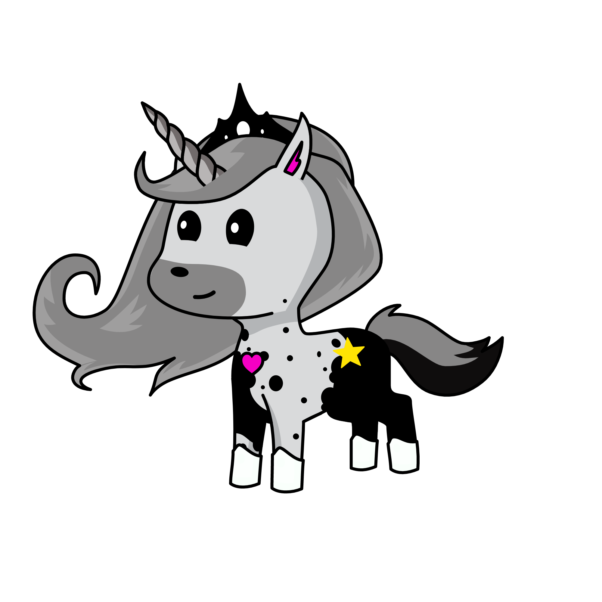 Midnight, the unicorn