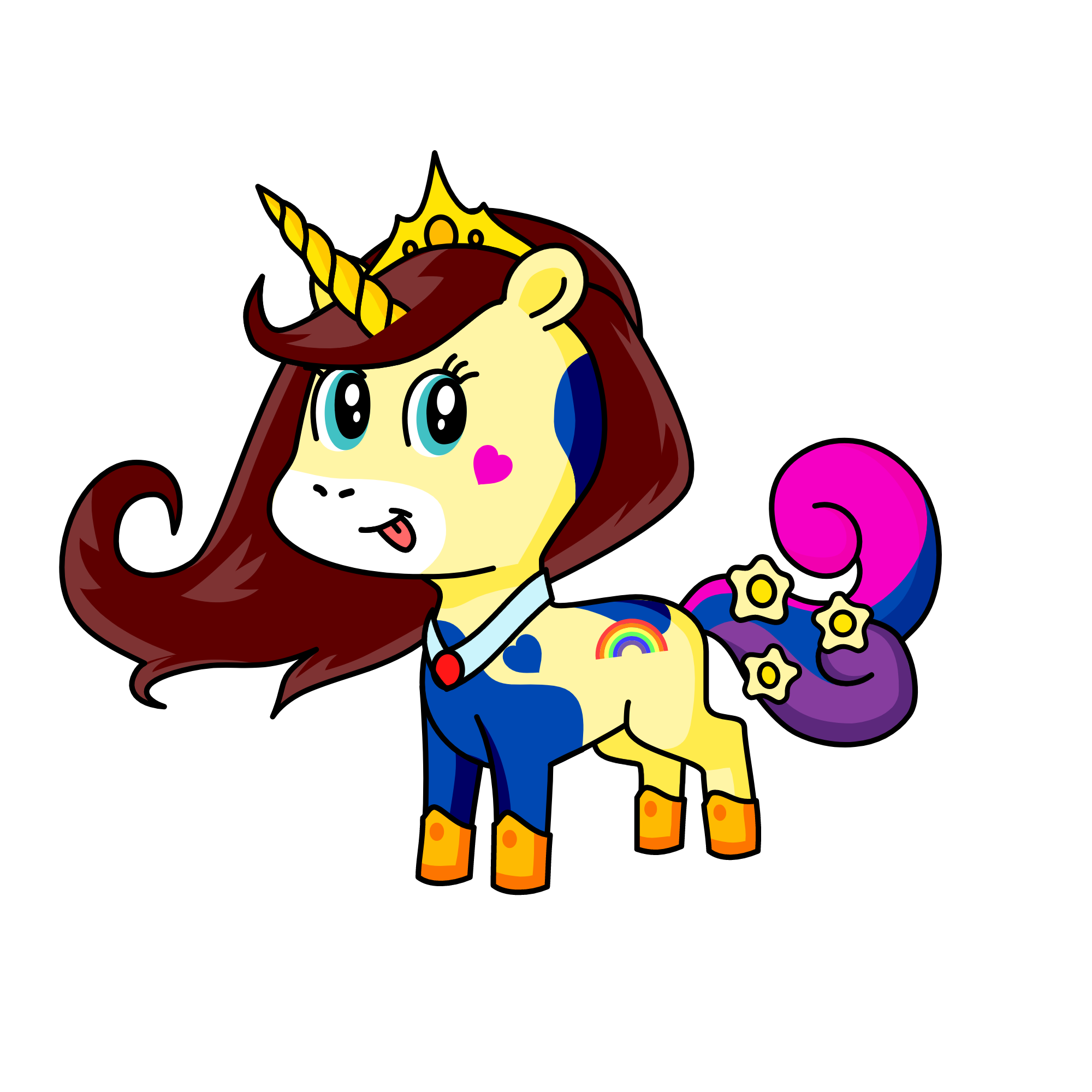 pretty, the unicorn