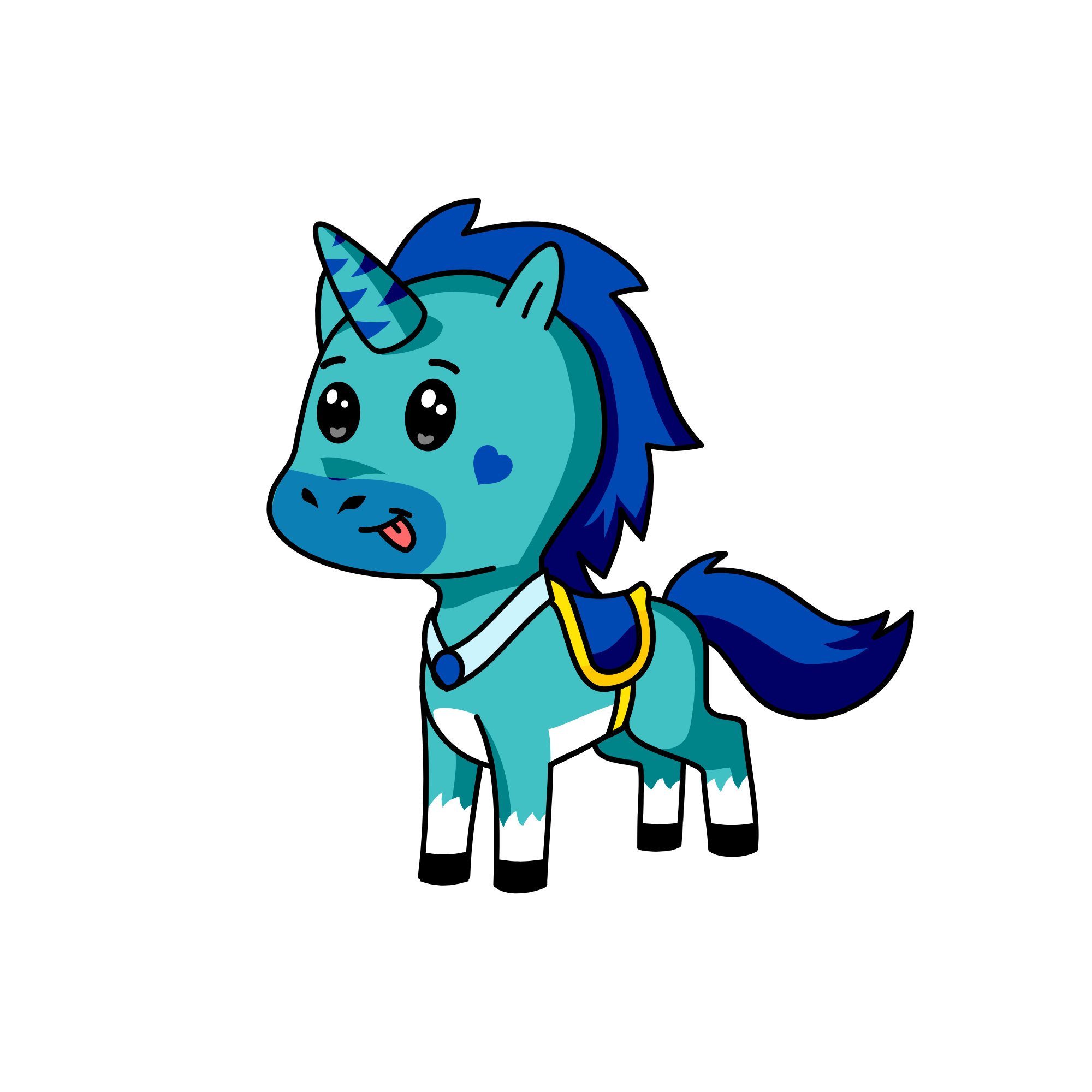 Midnight, the unicorn