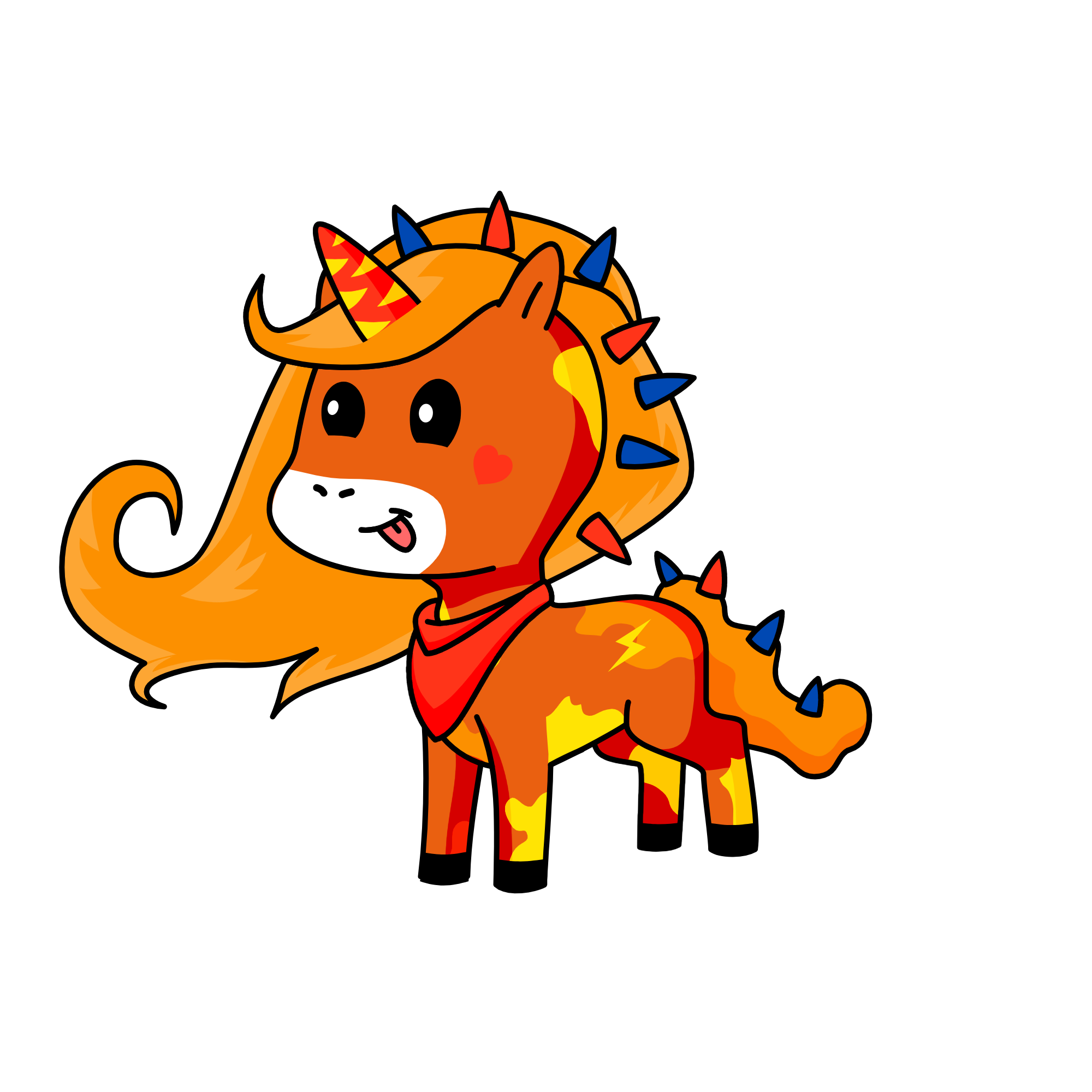 lava, the unicorn