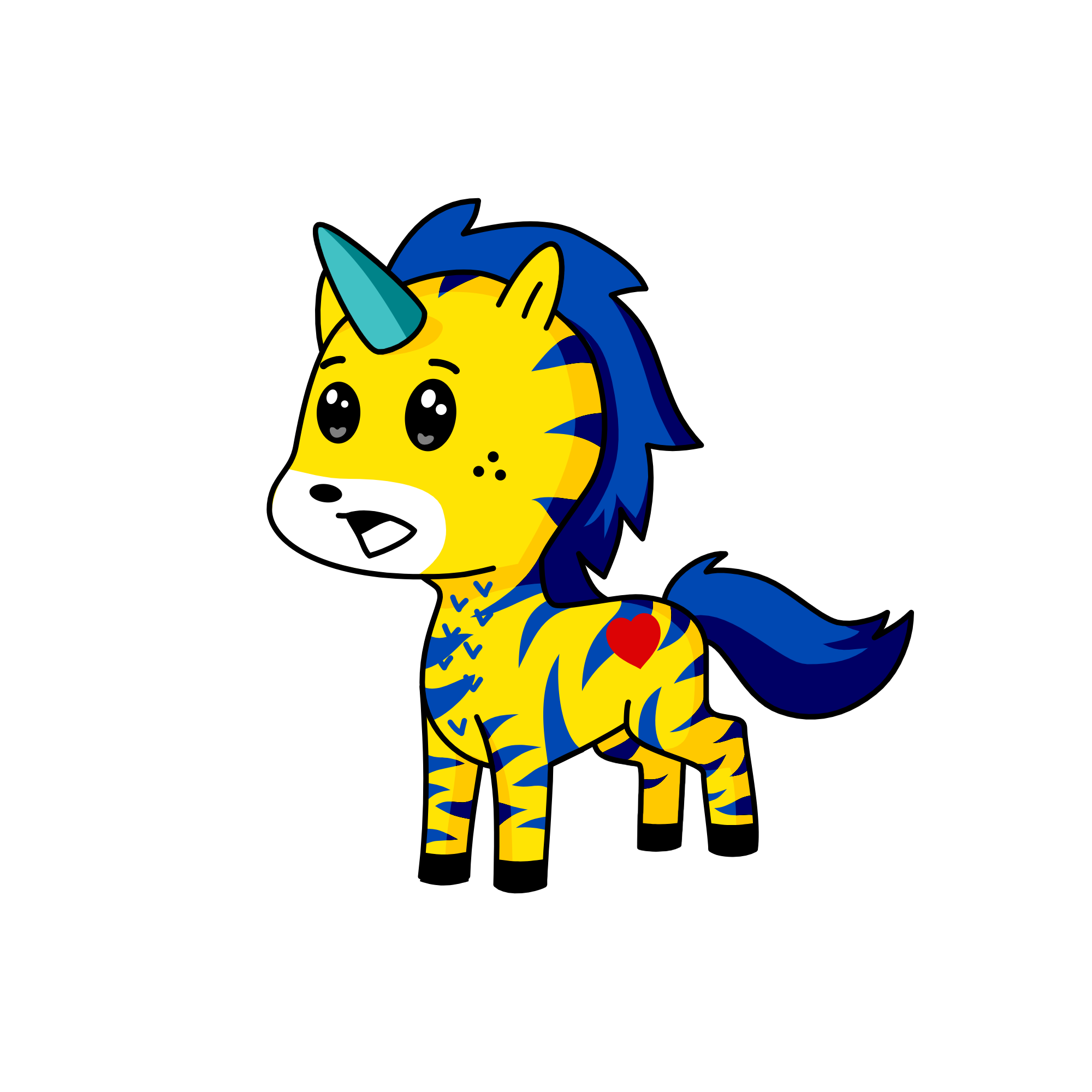 Flonder, the unicorn