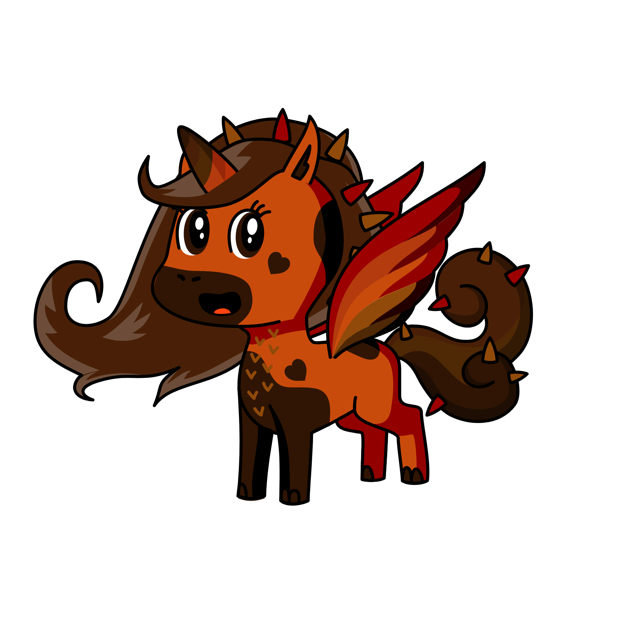 Brownie, the unicorn