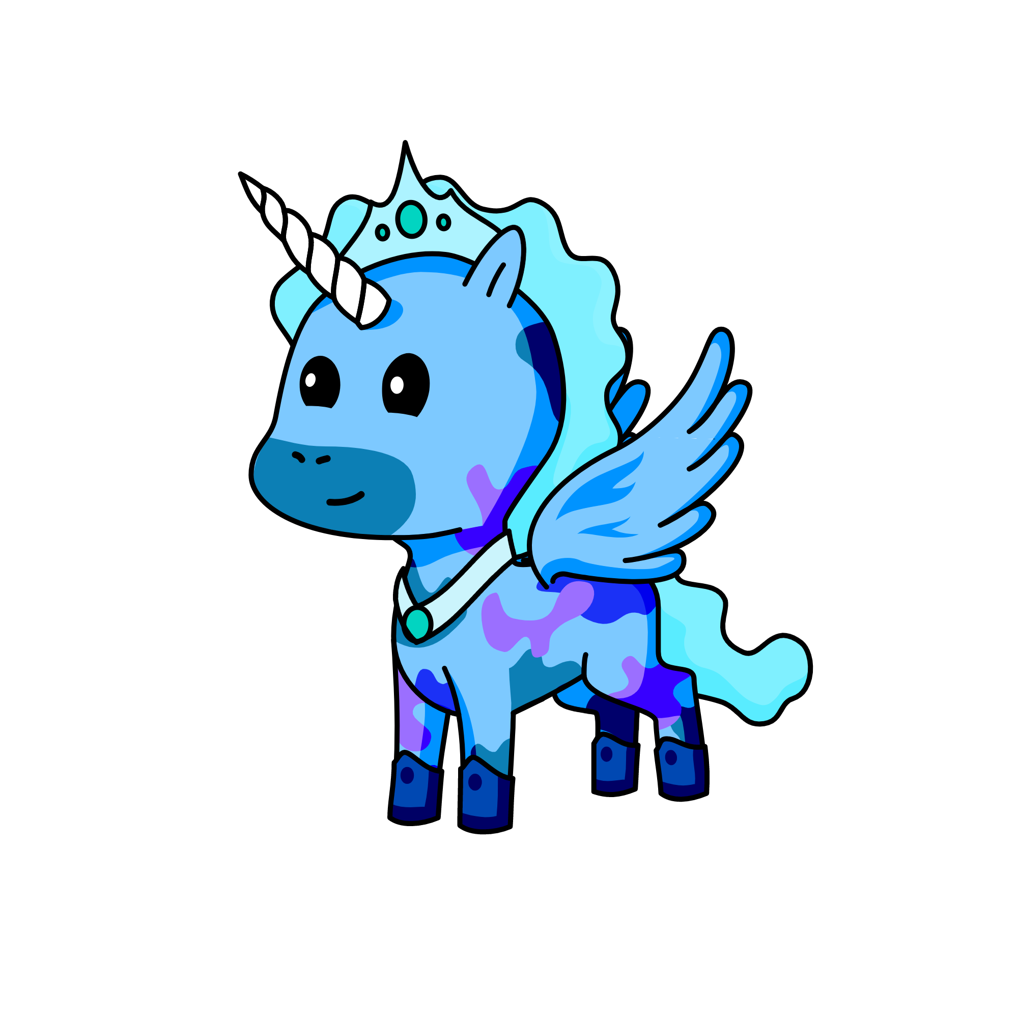 Ripples, the unicorn