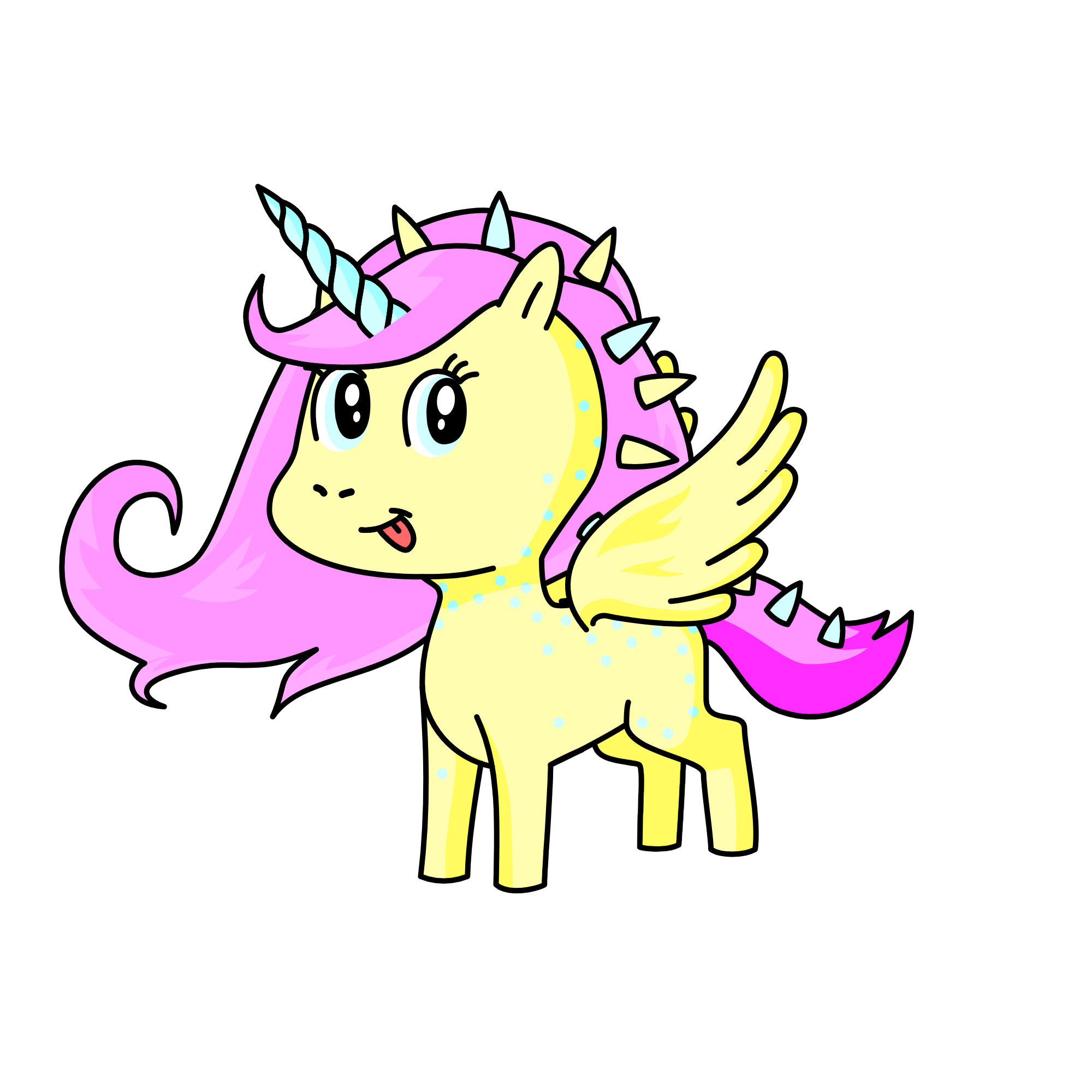cake, the unicorn