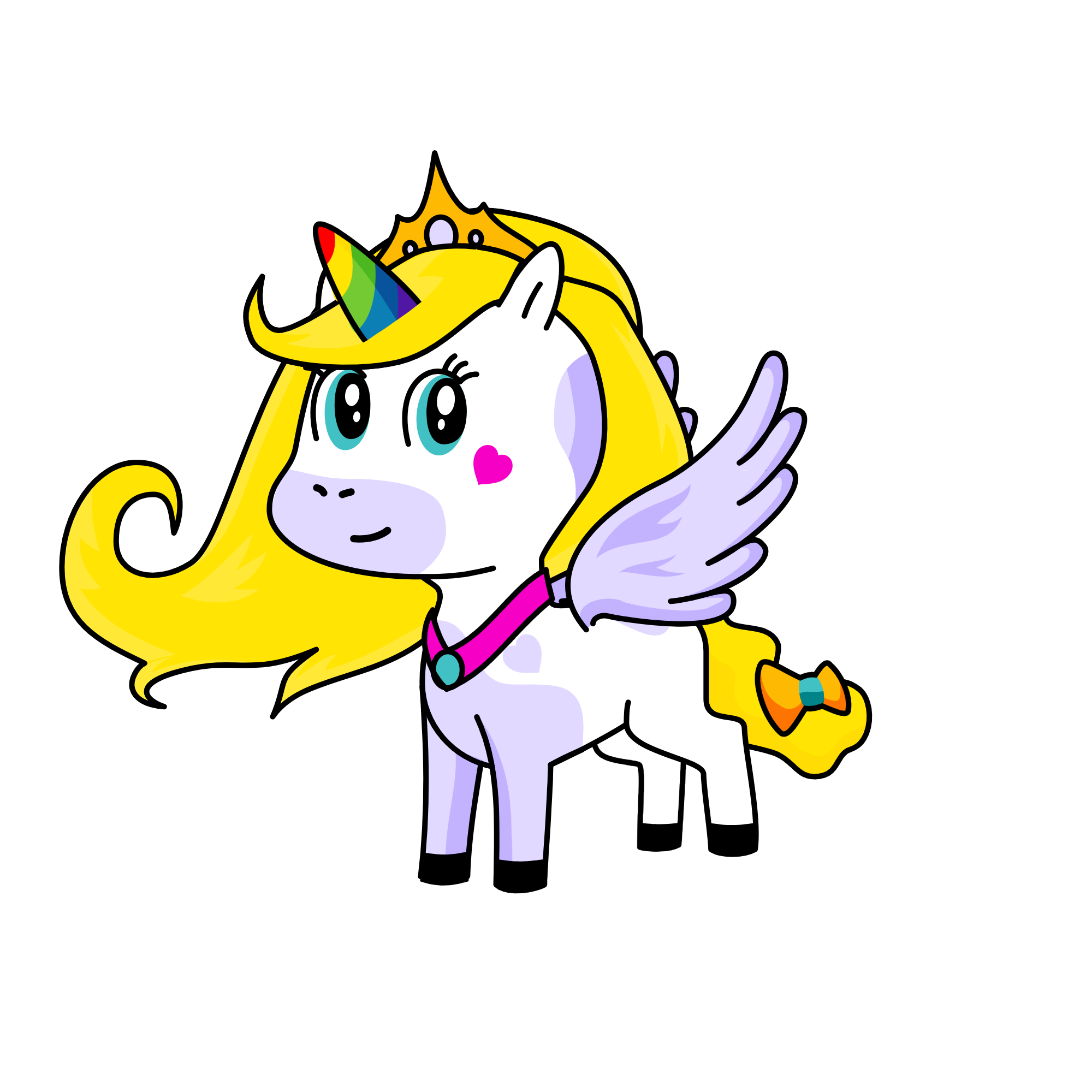 nice queen, the unicorn