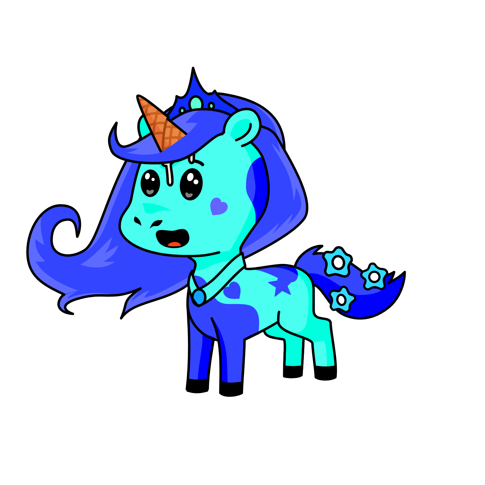 winter, the unicorn