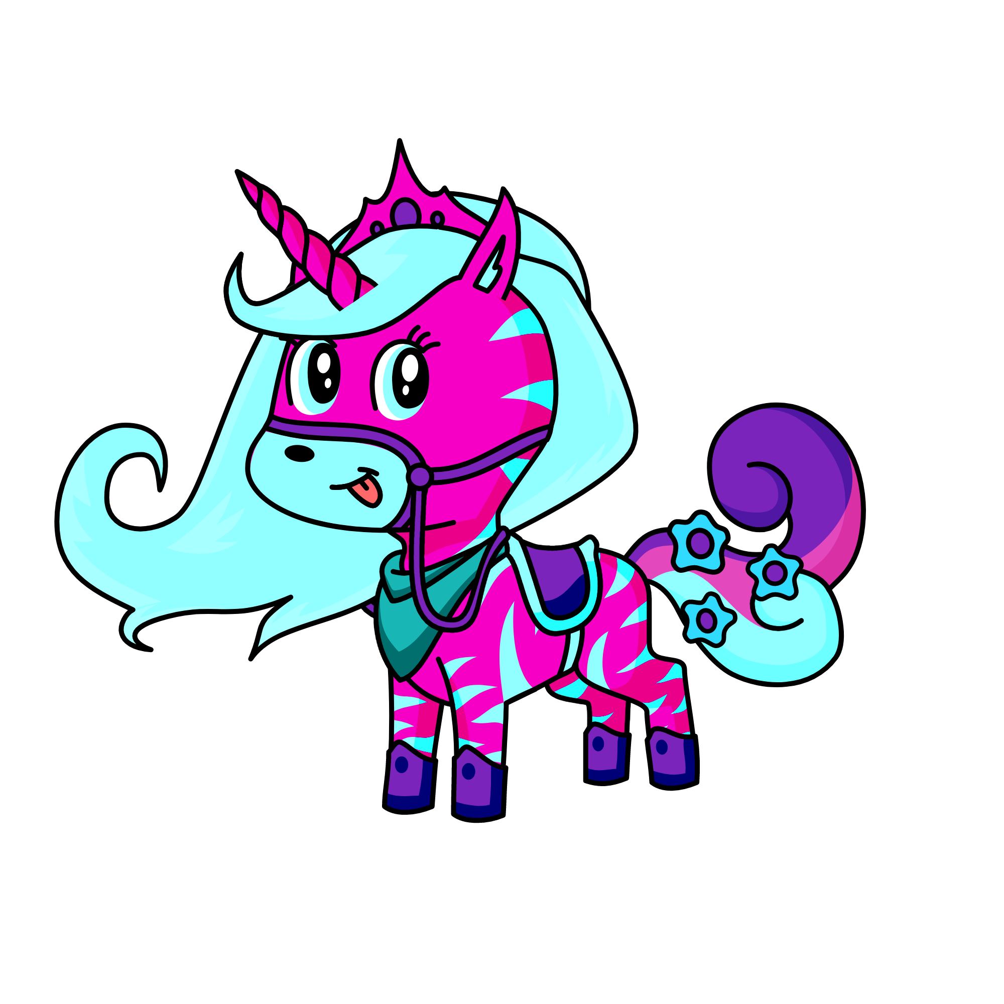 cloudy, the unicorn