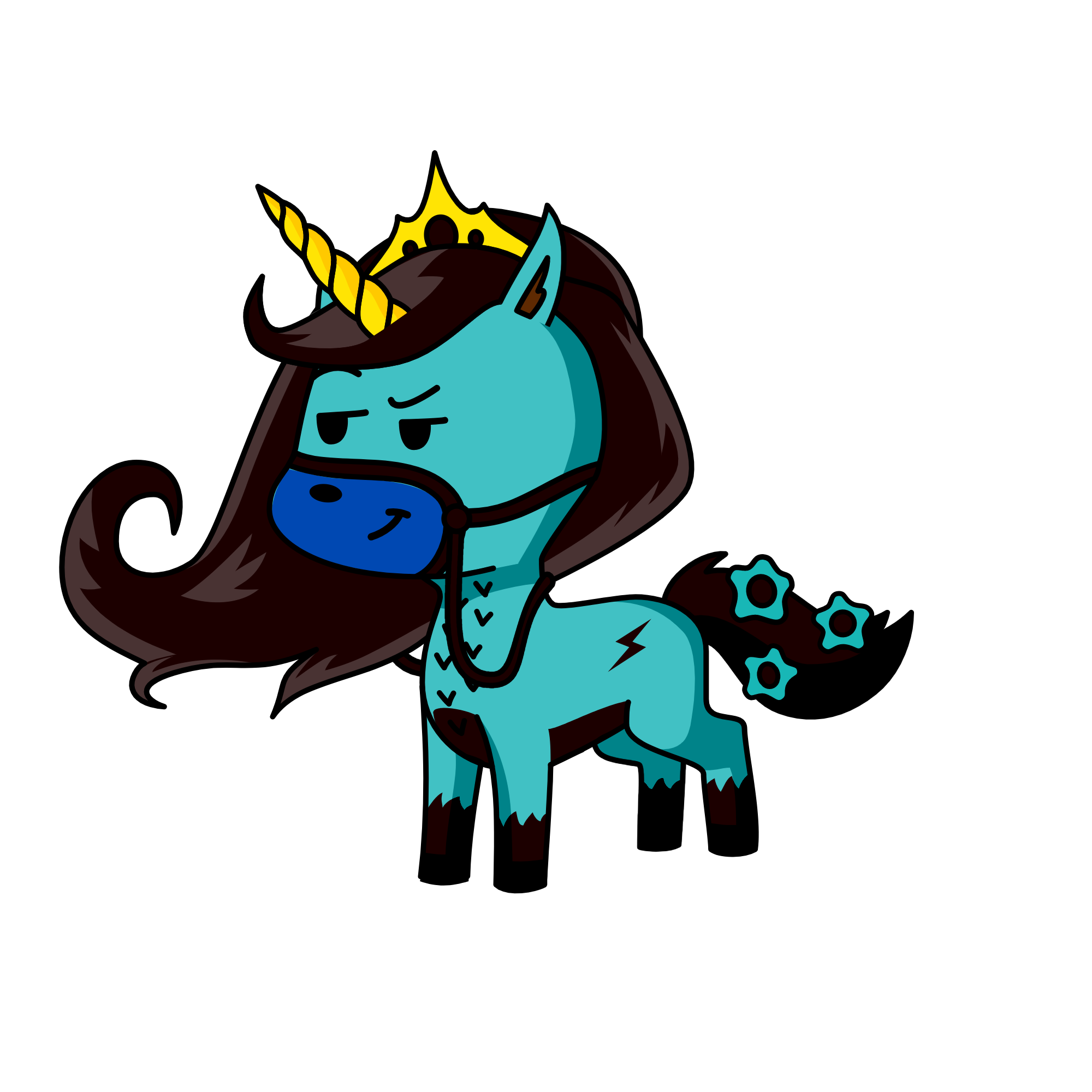 Evil, the unicorn